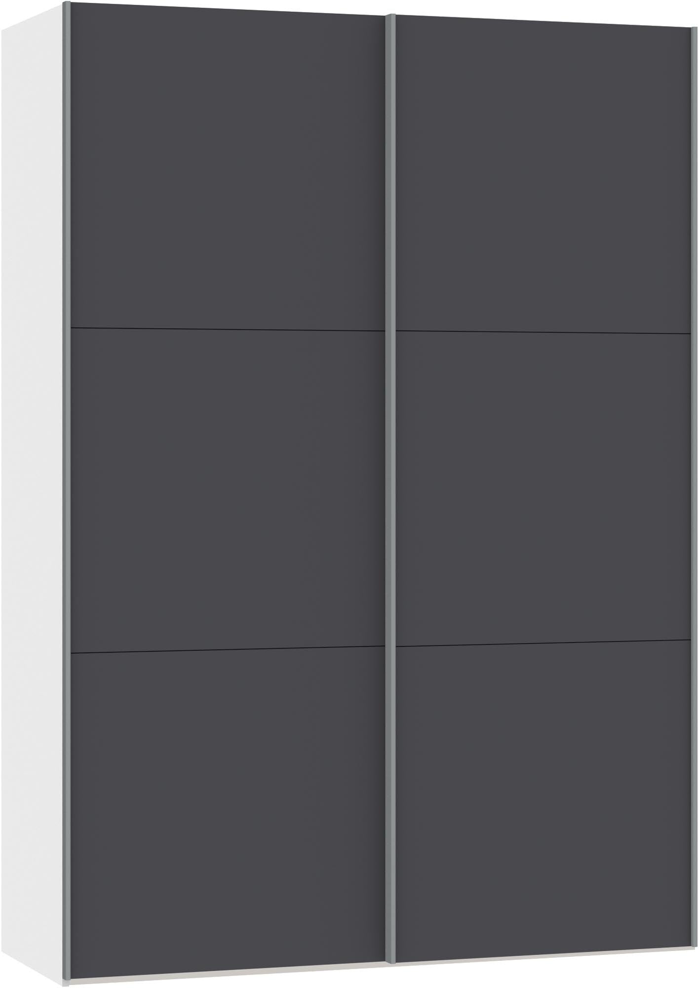 Eleganter Schwebetürenschrank XXS in Anthrazit von Jutzler.