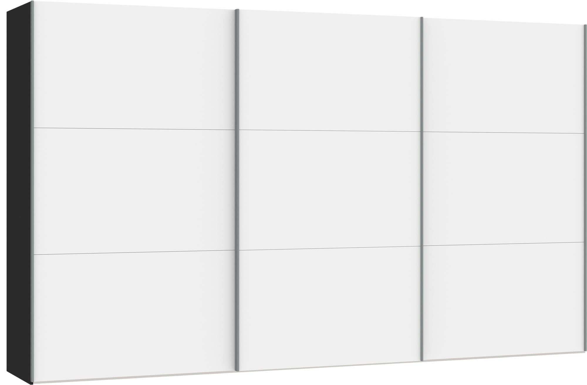 Sliding door wardrobe XXXL Premiumweiss with accessories