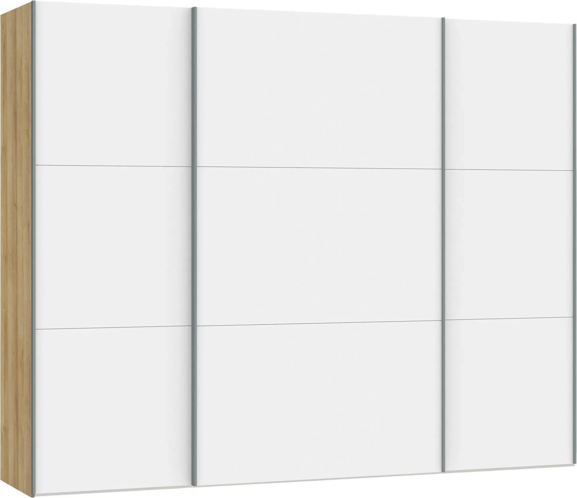 Jutzler Schwebetürenschrank L: Modernes Design in Premiumweiß.