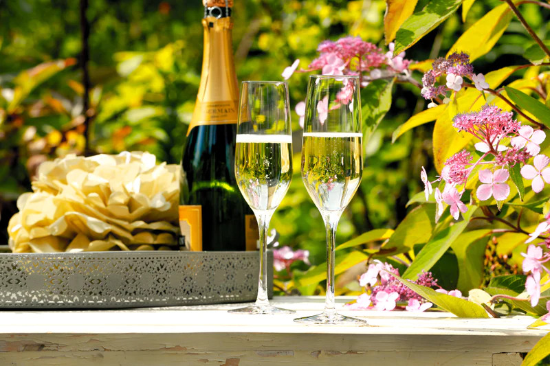 Sparkling&Water Champagnerkelch 210ml, /-/ 1dl geeicht - KAQTU Design