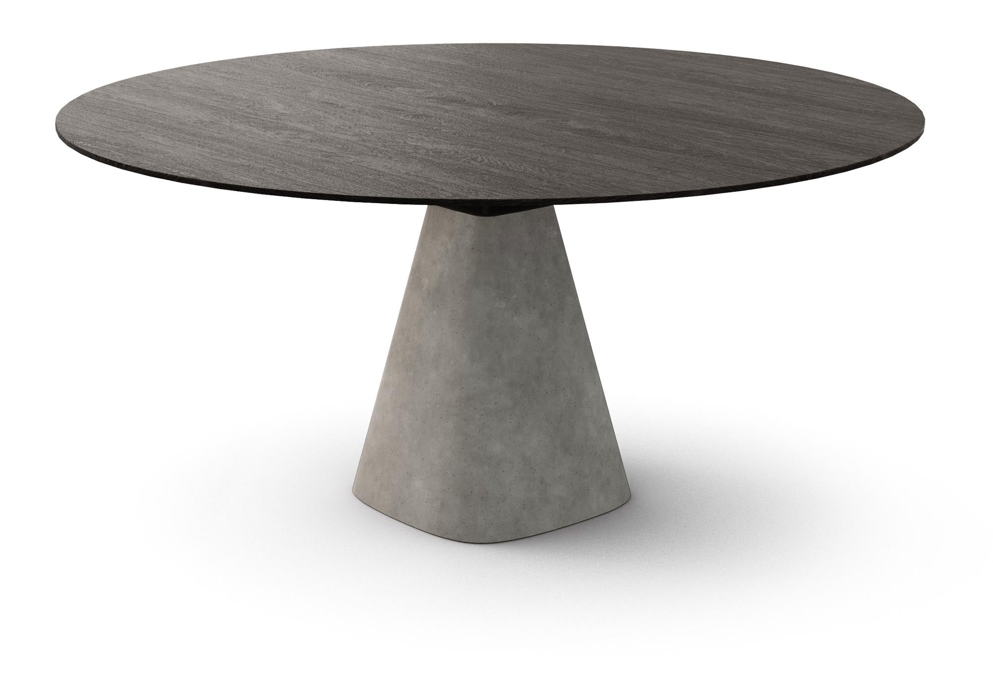 Stilvoller runder Esstisch Bridge Round in Creme von Mobimex – ideal für moderne Esszimmer und gesellige Runden.