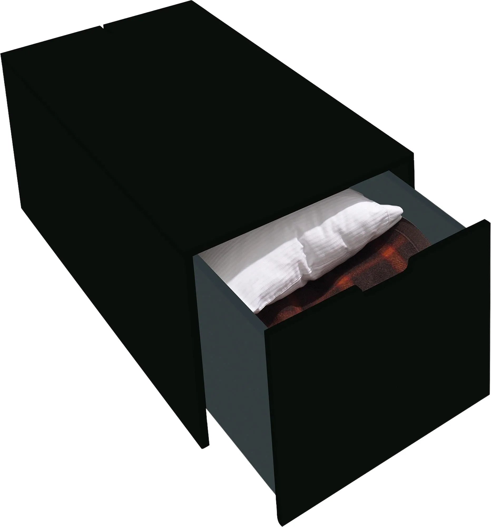 Bettkasten16: Praktischer Stauraum mit klassischem Schubkasten-Design.