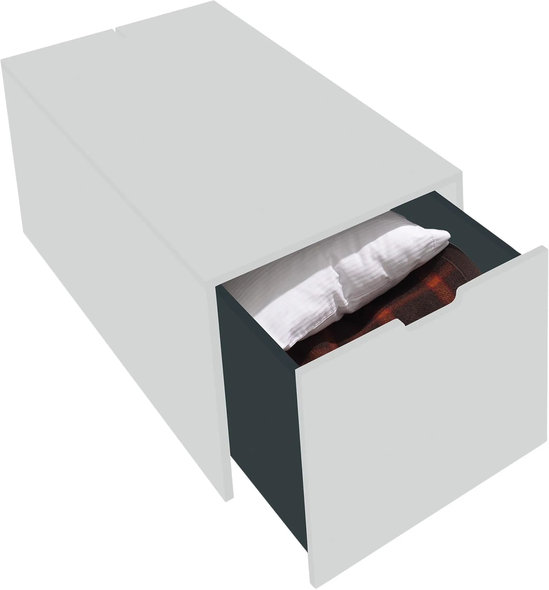 Bettkasten16: Eleganter Stauraum mit zeitlosem Schubkasten-Design.
