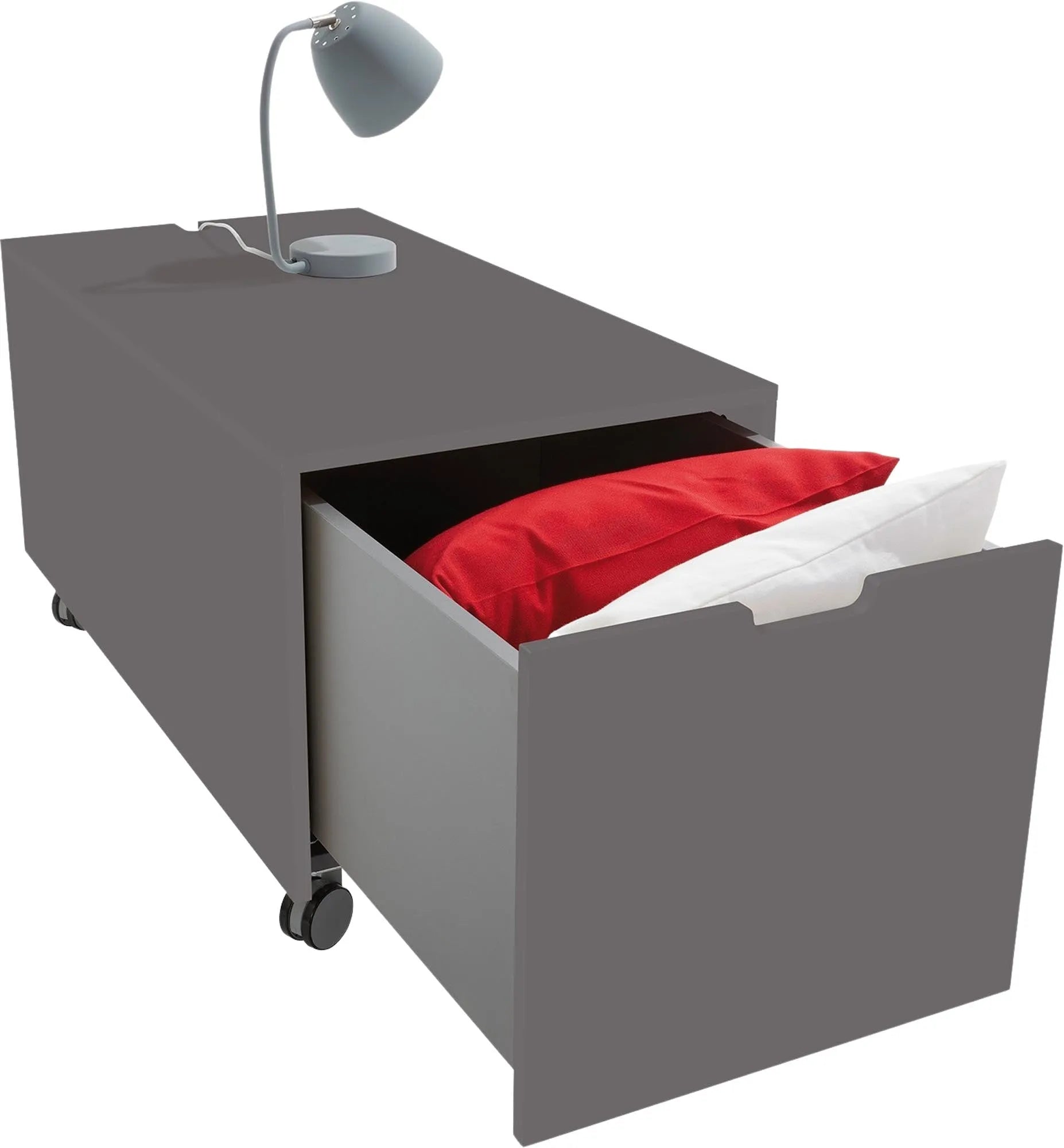 Bettkasten16: Eleganter Stauraum mit Schubkasten von Müller Möbel.