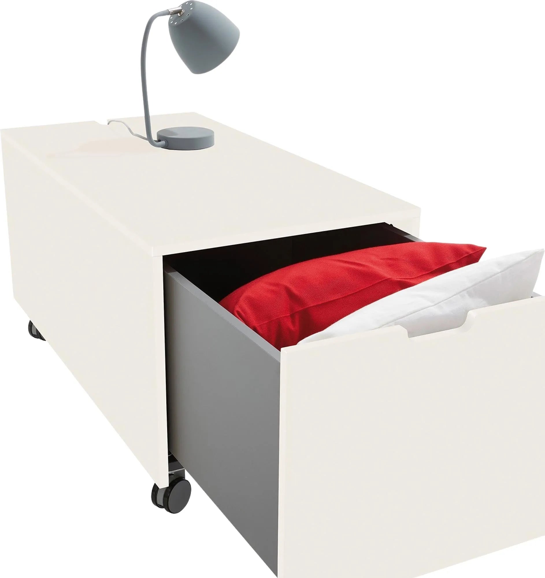 Bettkasten16: Eleganter Stauraum mit Schubkasten von Müller Möbel.