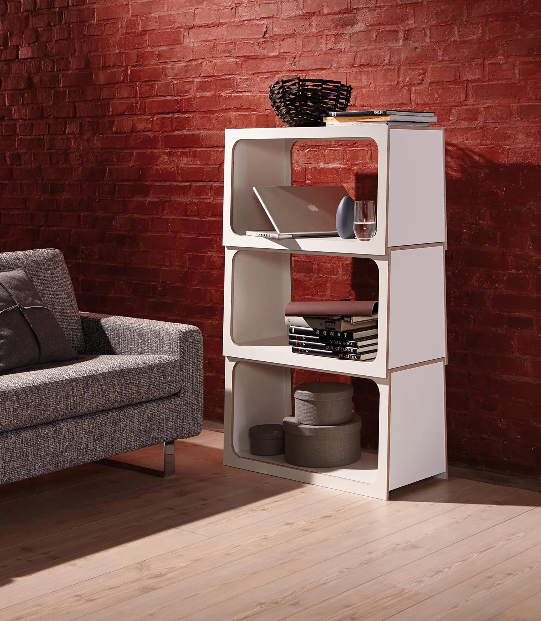 Modulares Boxit Set: Kreative Stauraumlösung von Müller Möbel.