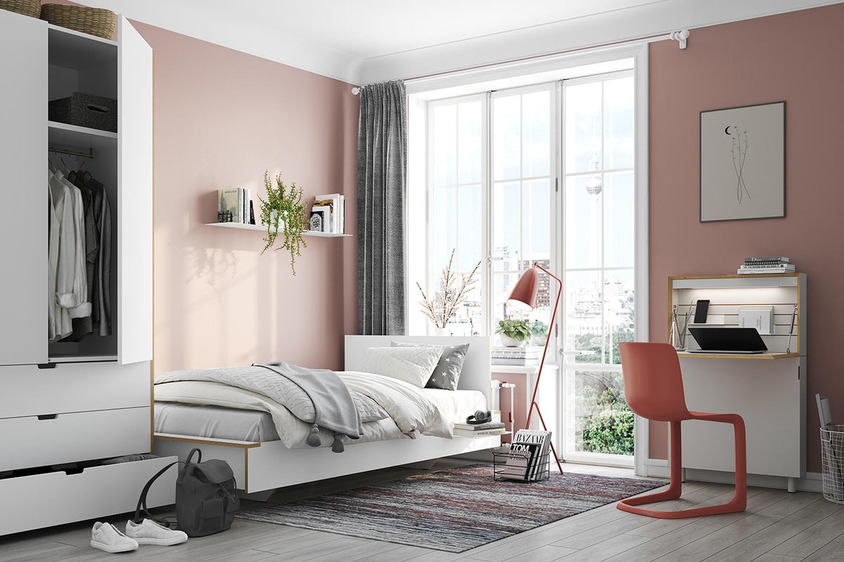 Letto singolo FLAI altezza comfort + testiera