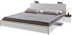 Lit double FLAI hauteur confort + tête de lit