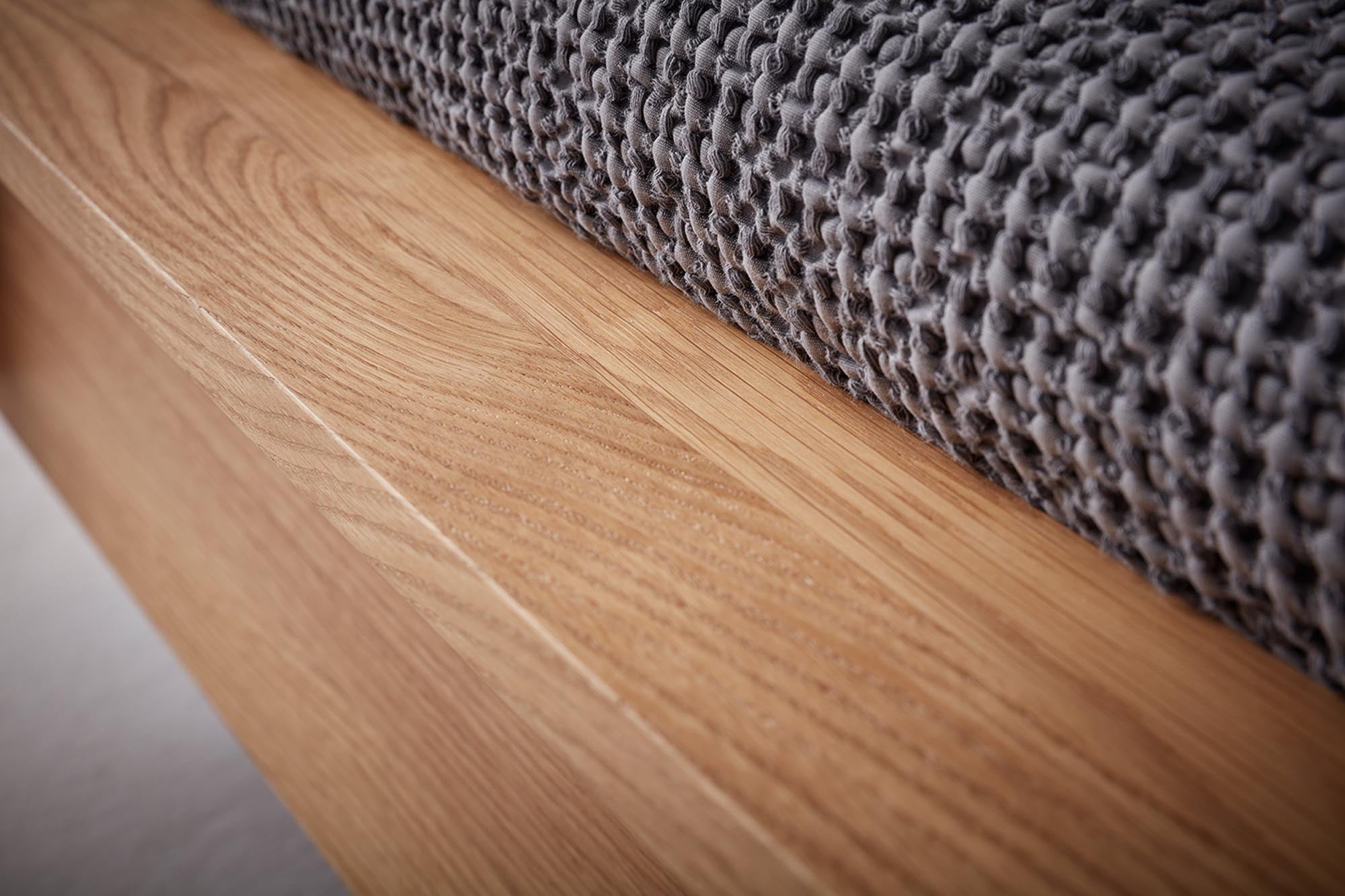 FLAI Einzelbett mit Lattenrost starr in Natur präsentiert im Onlineshop von KAQTU Design AG. Bett ist von Müller Möbelwerkstätten