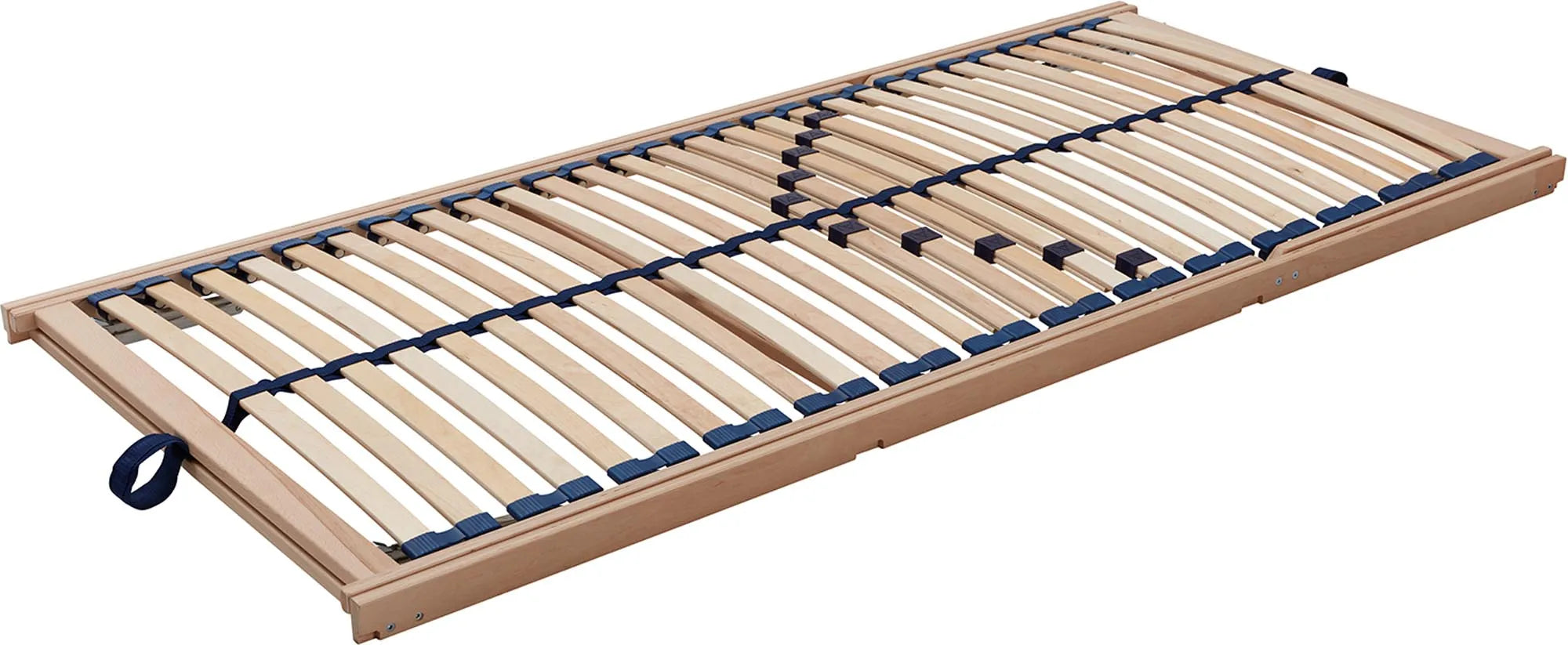Ergonomischer Lattenrost aus Massivholz, flexibel und robust.