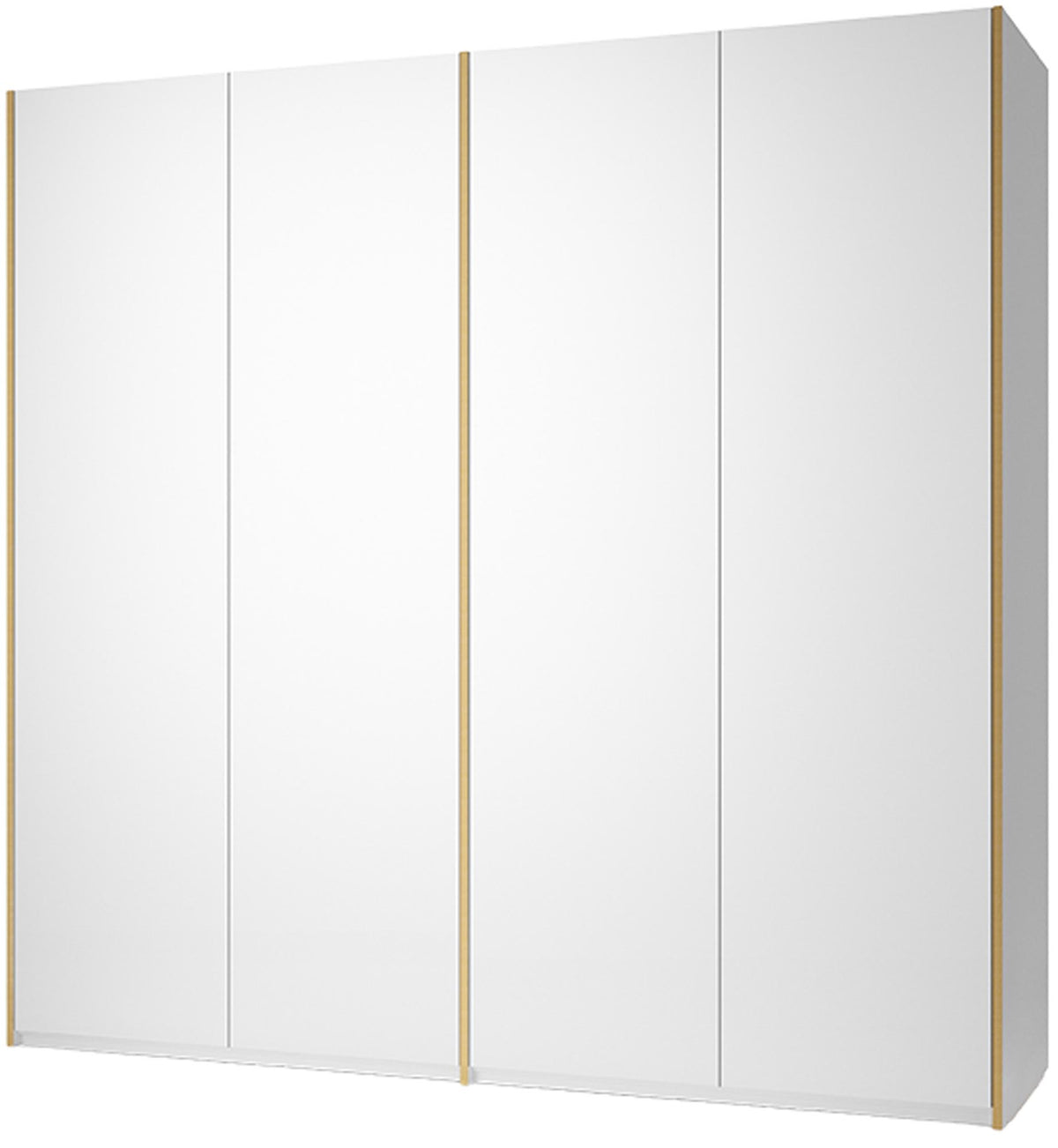 Modular Plus V4 in Weiss / Holzkante präsentiert im Onlineshop von KAQTU Design AG. Drehtürenschrank ist von Müller Möbelwerkstätten