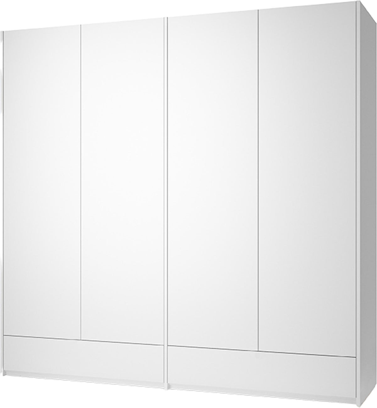 Modular Plus V4 1 Schublade in Weiss / Weiss präsentiert im Onlineshop von KAQTU Design AG. Drehtürenschrank ist von Müller Möbelwerkstätten