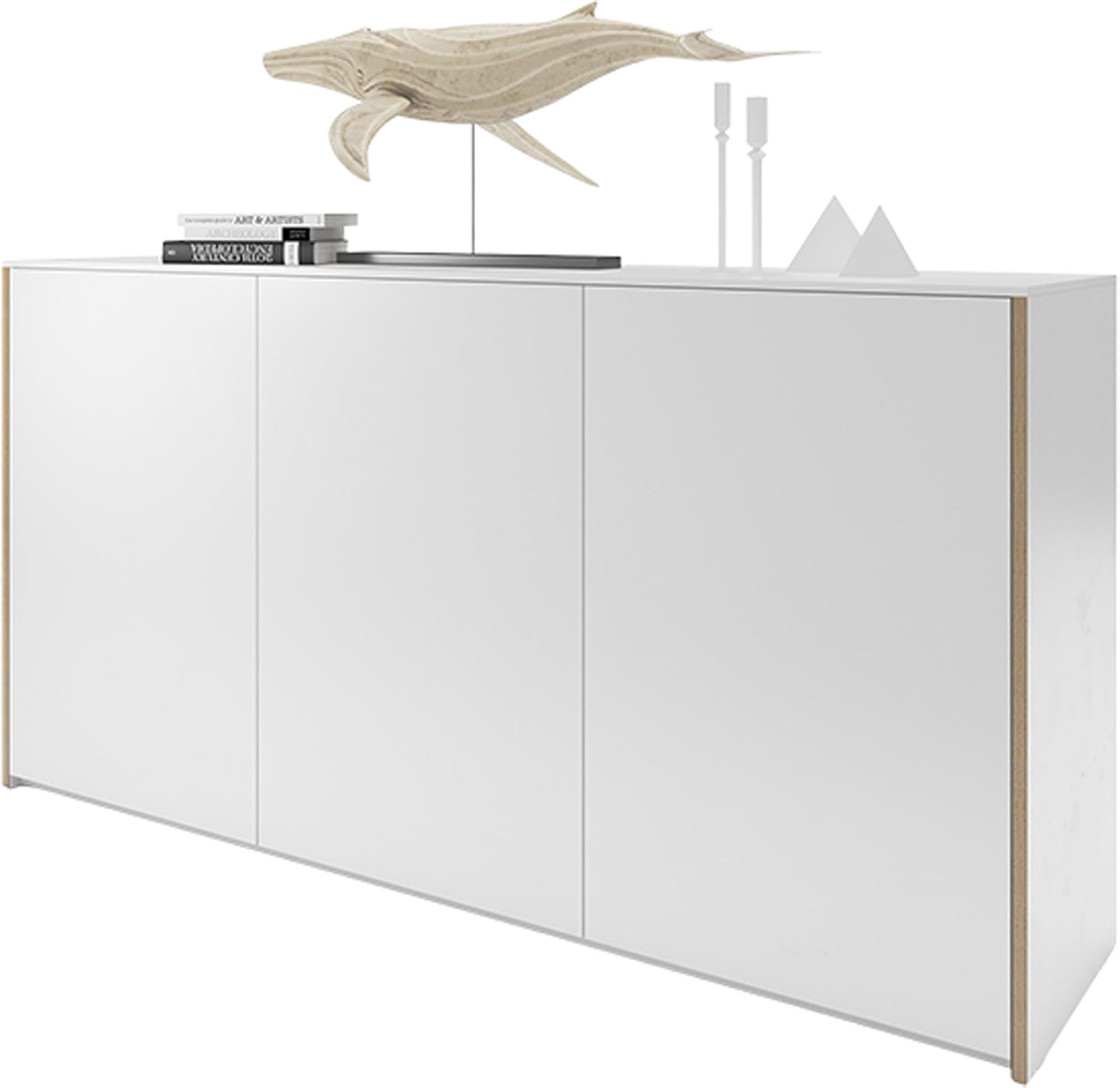 Vielseitiges Sideboard mit modularer Struktur und großzügigem Stauraum.