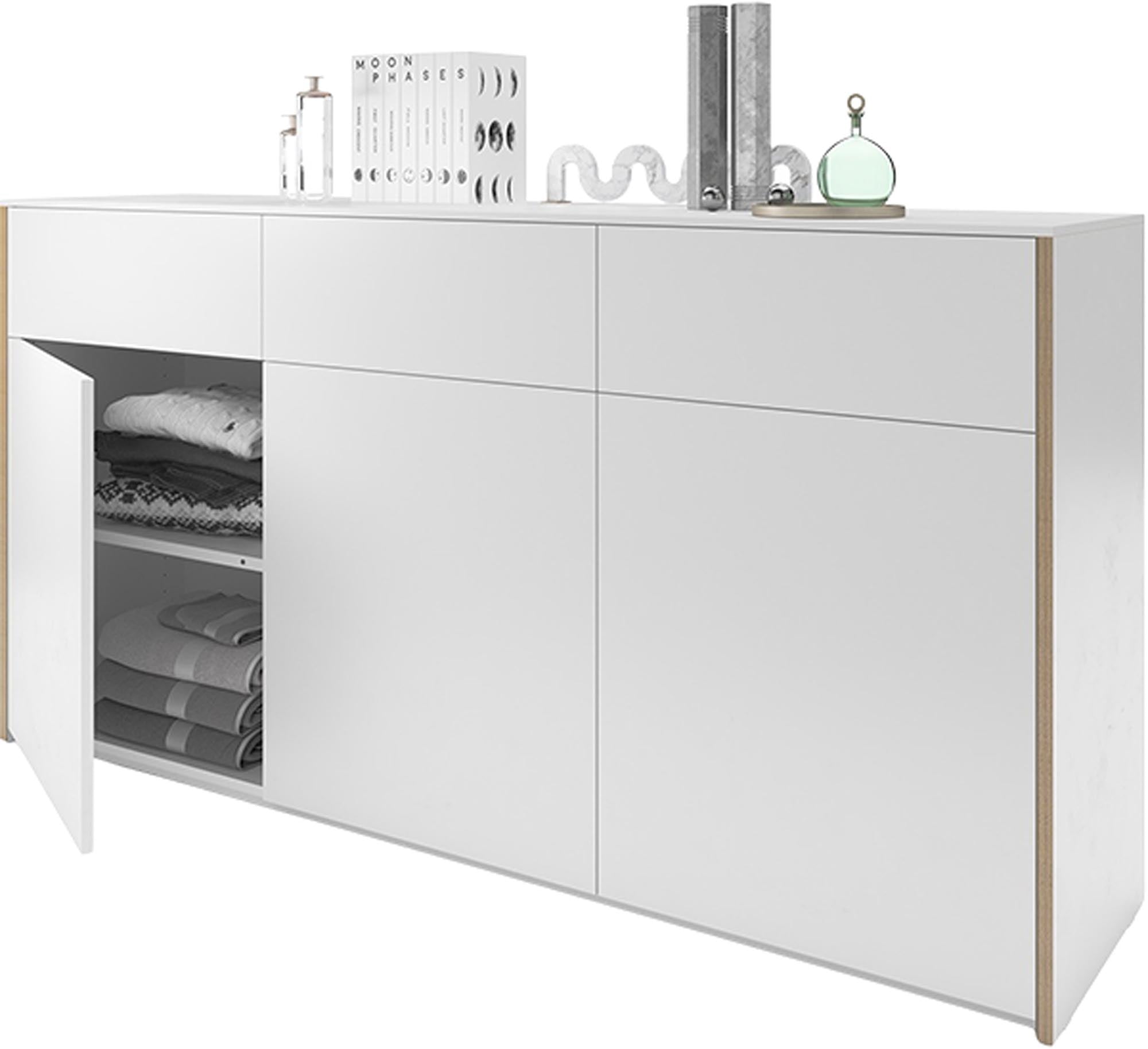 Elegantes Sideboard mit vielseitigen Anpassungsmöglichkeiten.