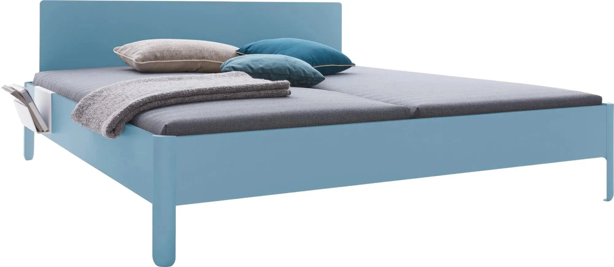 Modernes Nait Doppelbett 180 mit Kopfteil von Müller Möbelwerkstätten.