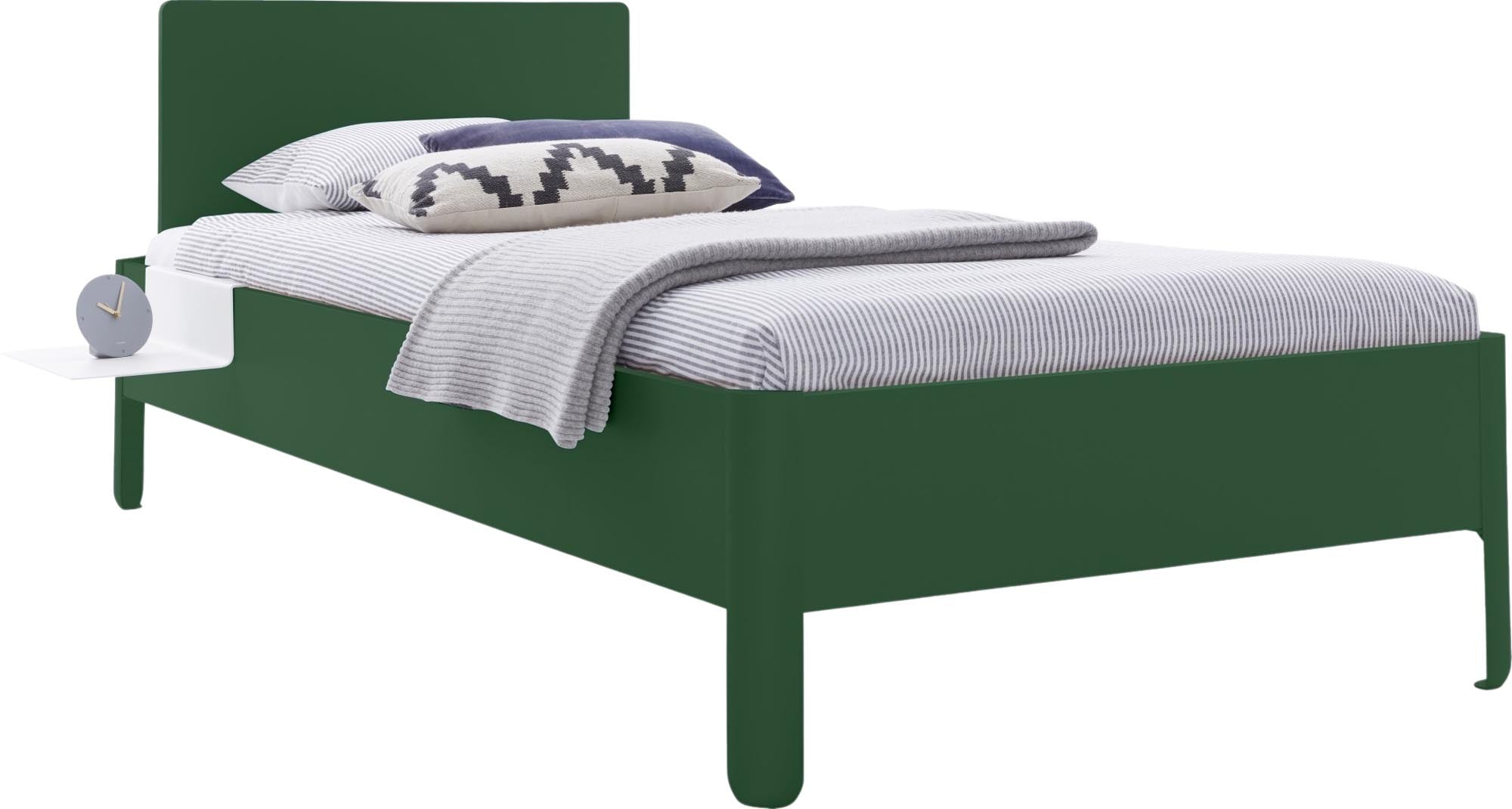 Stilvolles Nait Bett 120 cm mit Kopfteil von Müller Möbelwerkstätten.