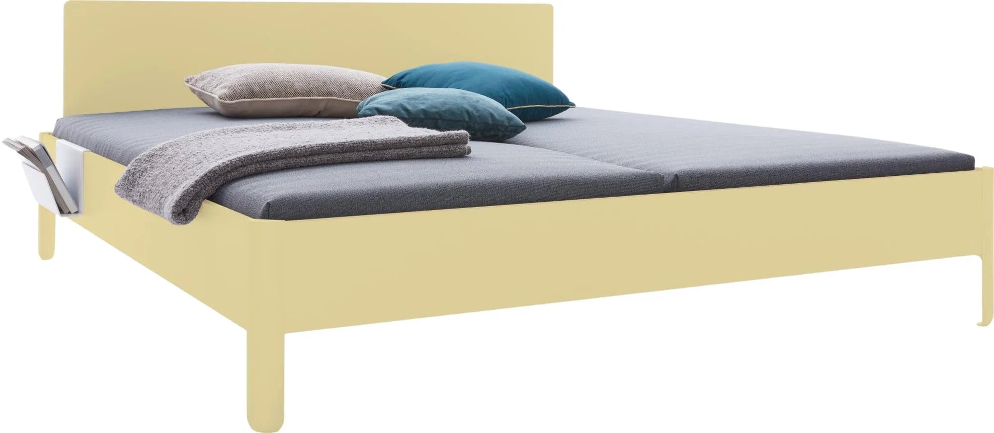 Modernes Nait Doppelbett 180 mit Kopfteil von Müller Möbelwerkstätten.