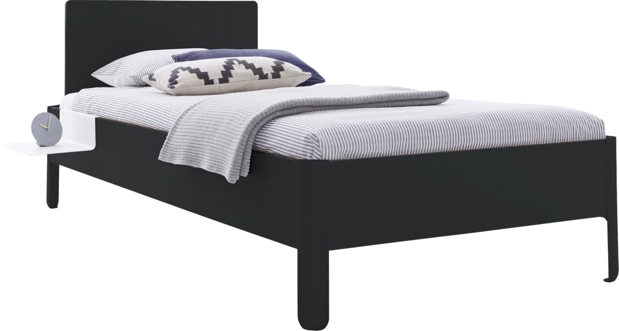 Elegantes Nait Bett 120 cm mit Kopfteil von Müller Möbelwerkstätten.