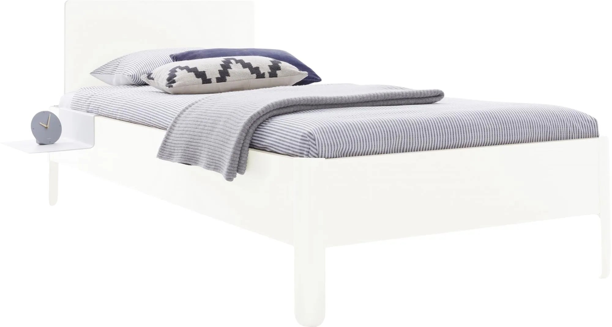 Stilvolles Nait Bett 120 cm mit Kopfteil von Müller Möbelwerkstätten.