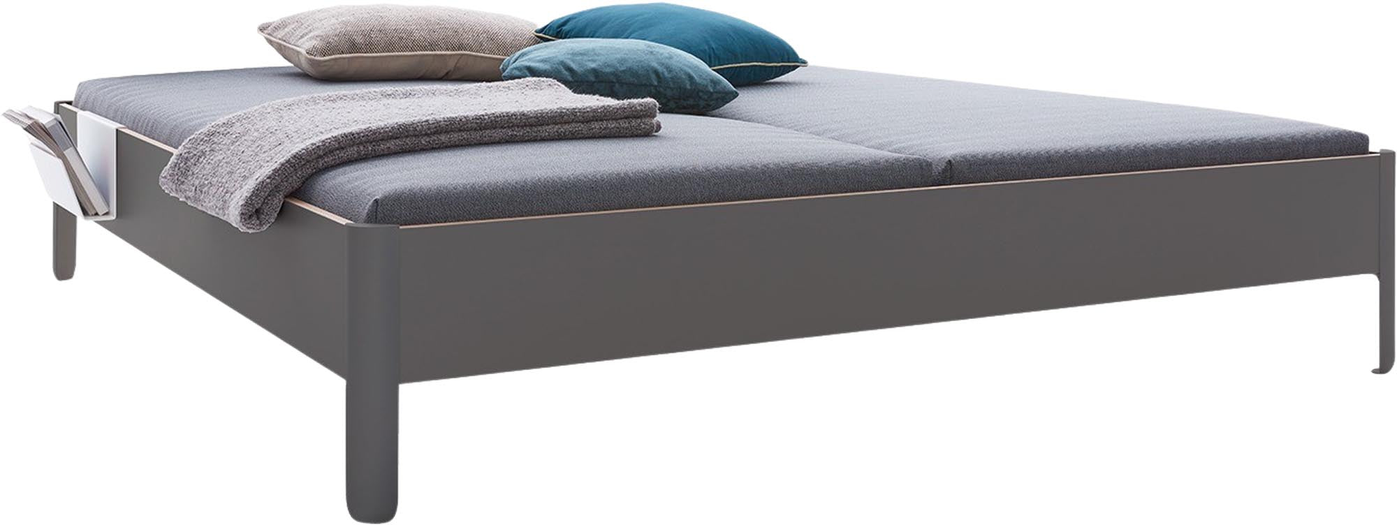 Nait Doppelbett 180: Minimalistisches Design trifft auf Komfort.
