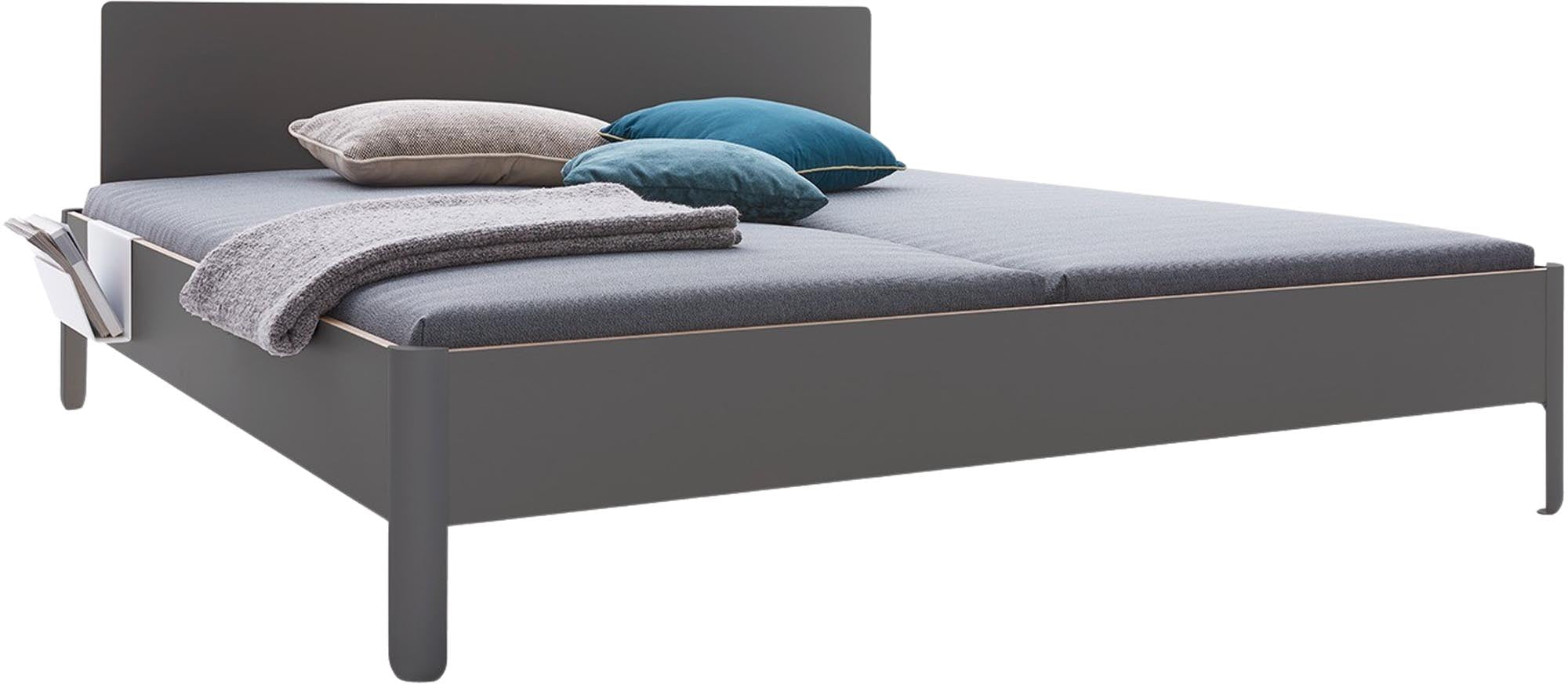 Stilvolles Nait Doppelbett 140 mit Kopfteil von Müller Möbelwerkstätten.