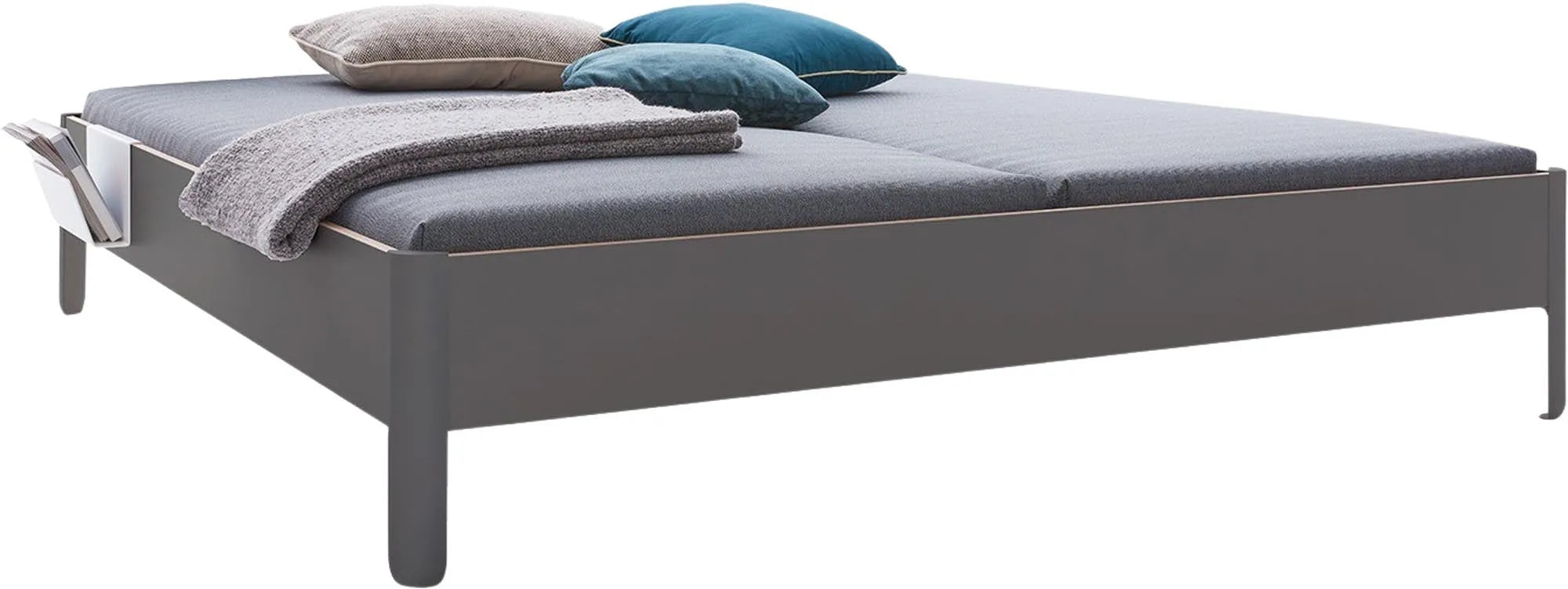Nait Doppelbett 160: Modernes Design mit robustem Lattenrost.