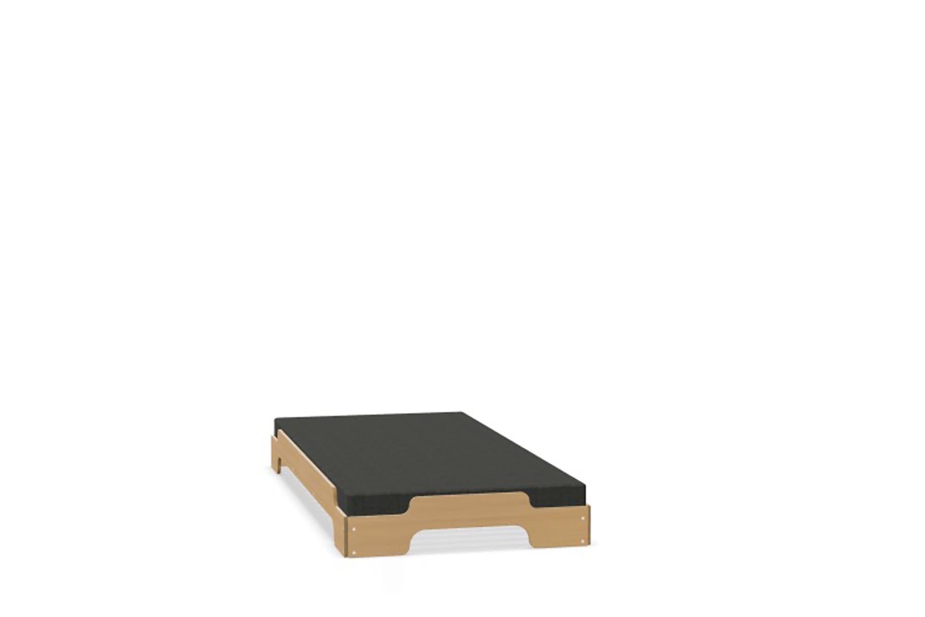 Stapelliege Klassik in Eiche furniert präsentiert im Onlineshop von KAQTU Design AG. Bett ist von Müller Möbelwerkstätten