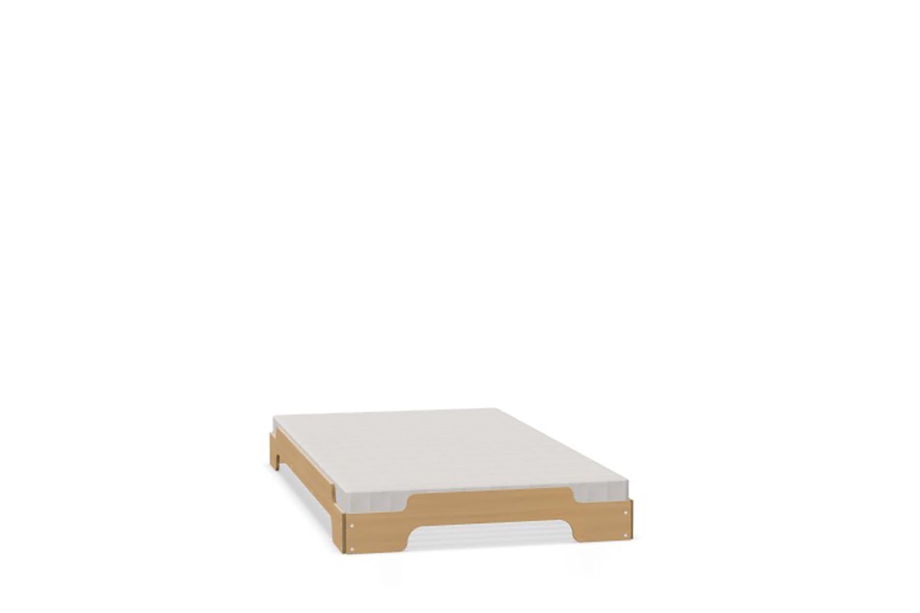 Stapelliege Klassik in Eiche furniert präsentiert im Onlineshop von KAQTU Design AG. Bett ist von Müller Möbelwerkstätten