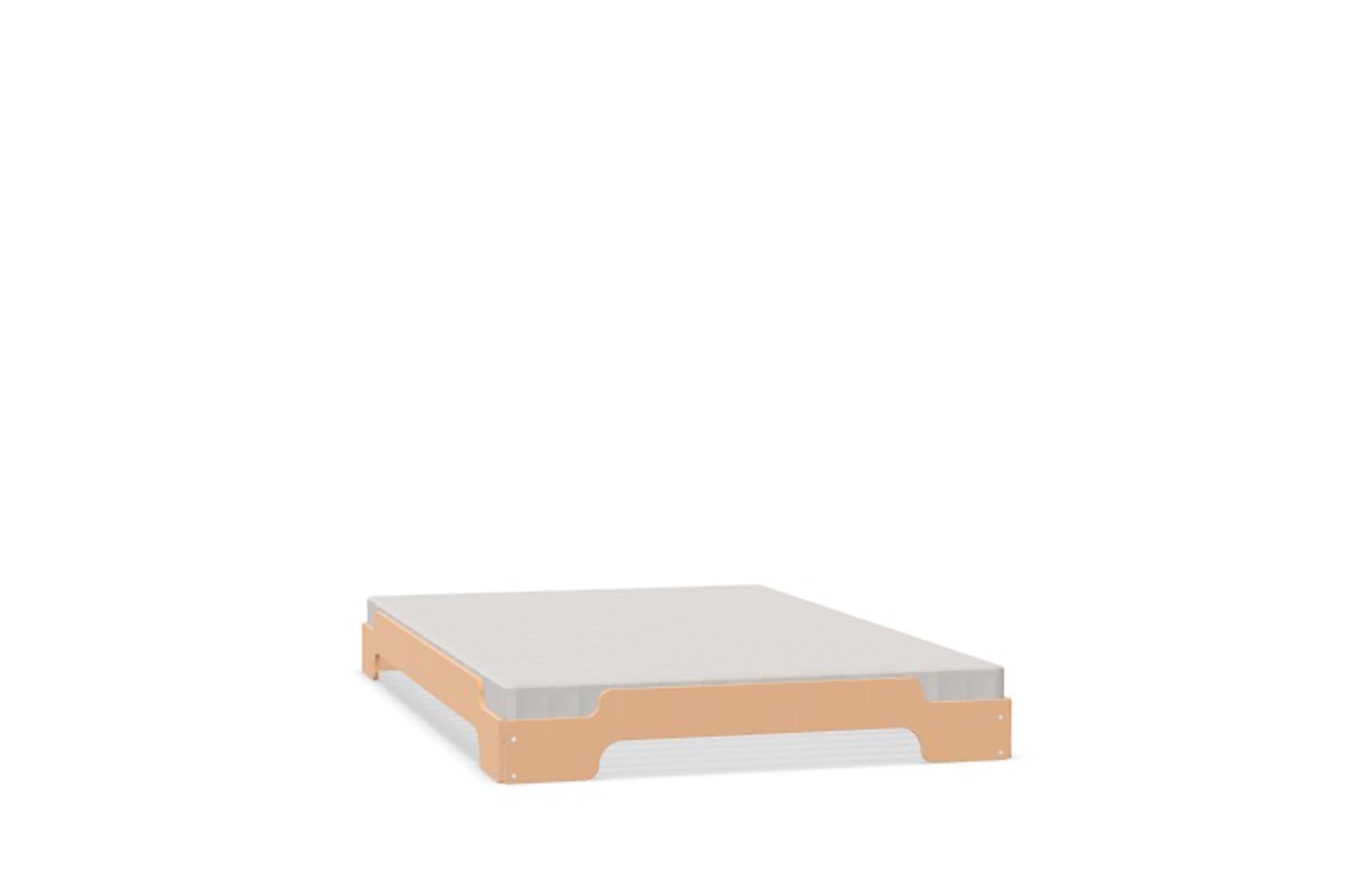 Stapelliege Klassik in Mildorange präsentiert im Onlineshop von KAQTU Design AG. Bett ist von Müller Möbelwerkstätten