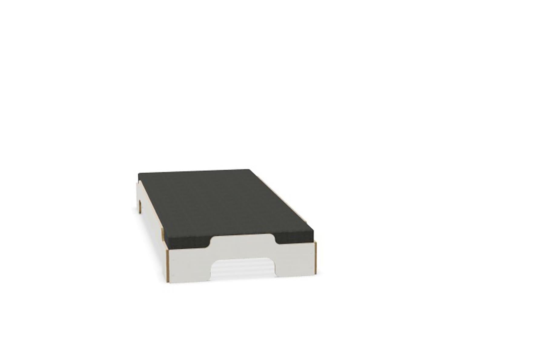 Stapelliege Komfort in Weiss / Birke präsentiert im Onlineshop von KAQTU Design AG. Bett ist von Müller Möbelwerkstätten