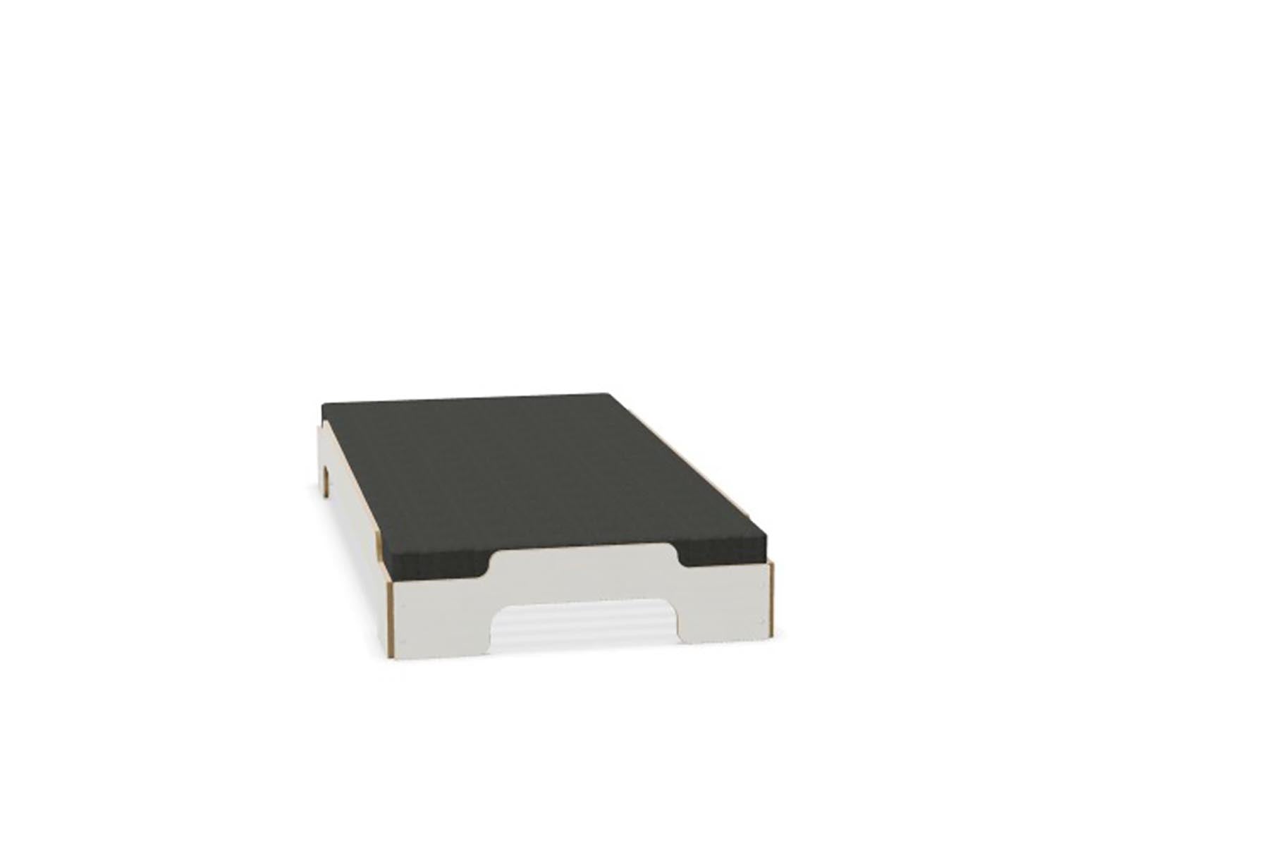 Stapelliege Komfort in Weiss / Birke präsentiert im Onlineshop von KAQTU Design AG. Bett ist von Müller Möbelwerkstätten