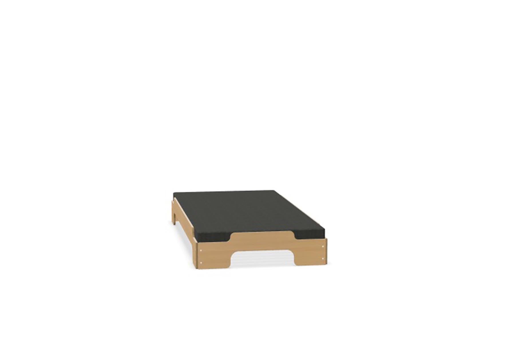 Stapelliege Komfort in Eiche furniert präsentiert im Onlineshop von KAQTU Design AG. Bett ist von Müller Möbelwerkstätten