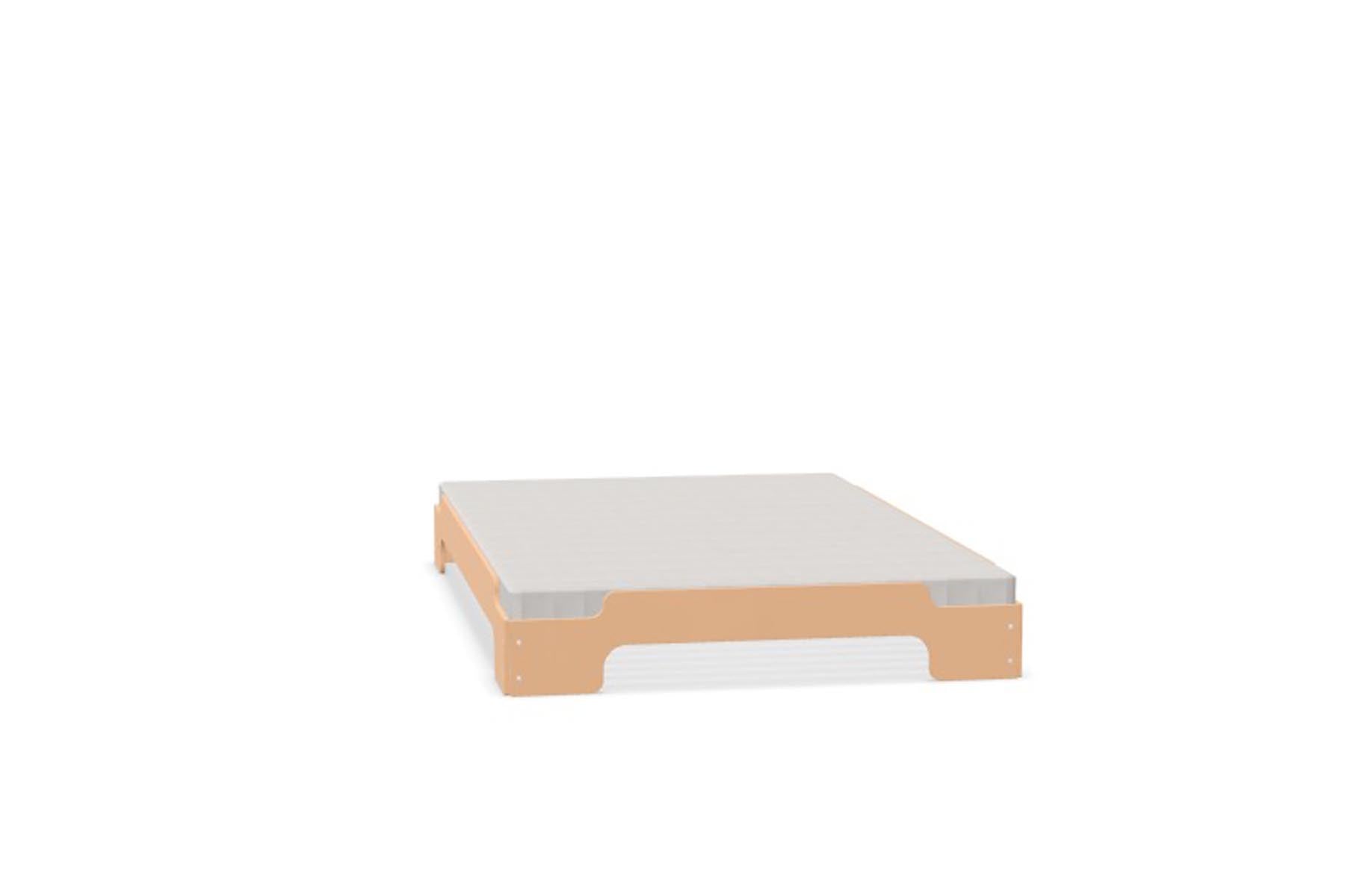 Stapelliege Komfort in Mildorange präsentiert im Onlineshop von KAQTU Design AG. Bett ist von Müller Möbelwerkstätten