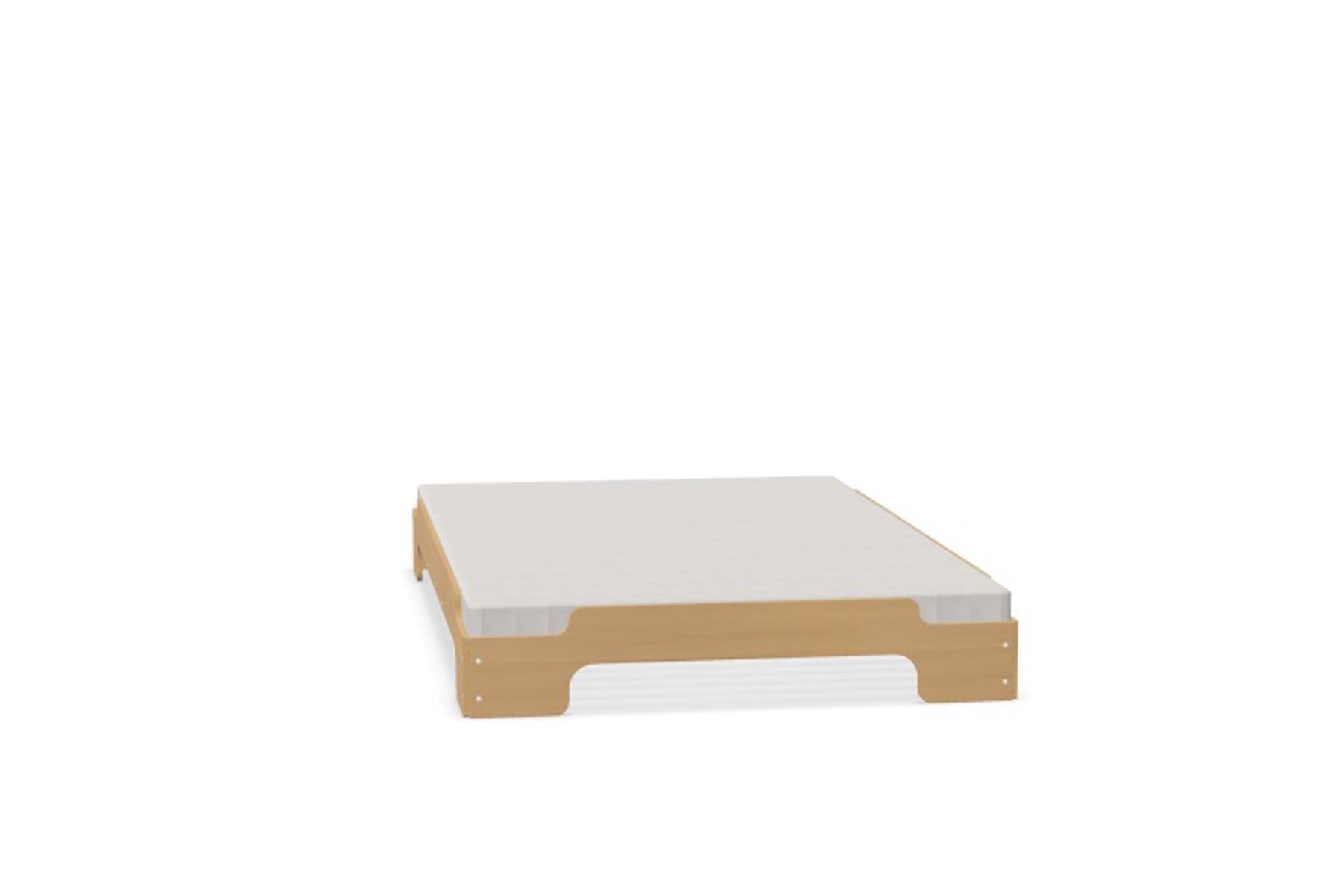 Stapelliege Komfort in Eiche massiv präsentiert im Onlineshop von KAQTU Design AG. Bett ist von Müller Möbelwerkstätten