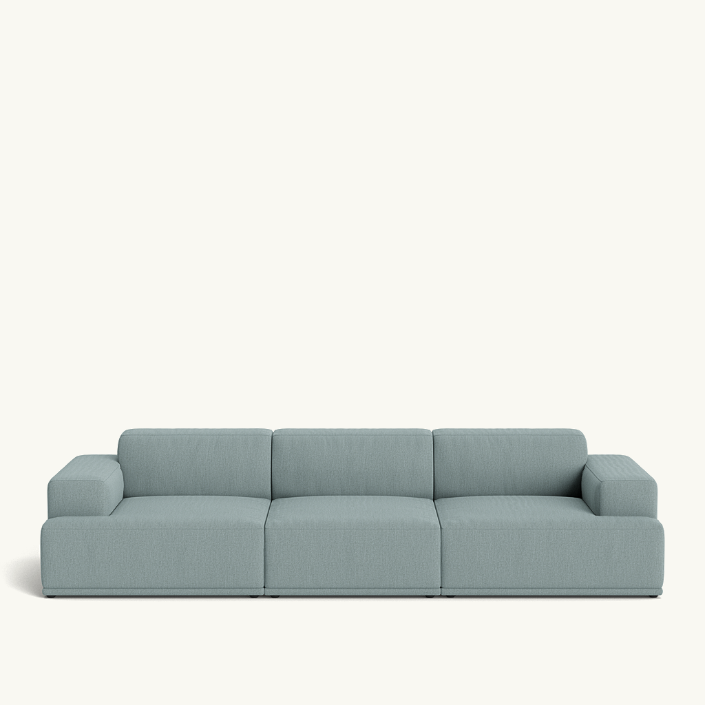 Connect Soft 3er Sofa in Combo 1: Re-Wool 718 präsentiert im Onlineshop von KAQTU Design AG. 3er Sofa ist von Muuto