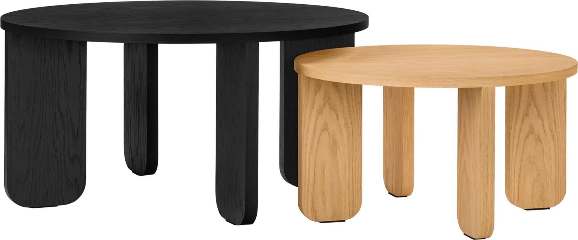 Kuvu Couchtisch: Minimalistisches Design mit handgefertigtem Charme.
