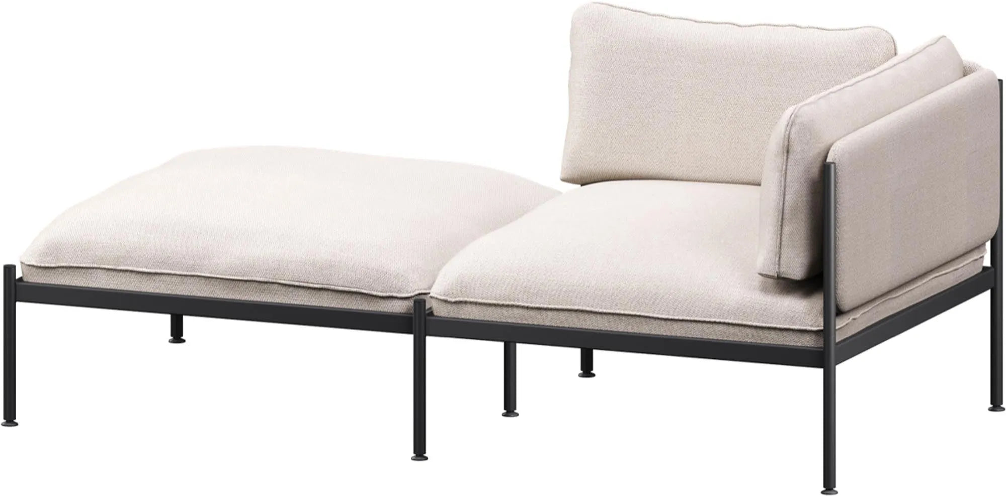 Toom 2-Sitzer Sofa mit Chaise: Stilvoll und anpassungsfähig von Noo.ma.