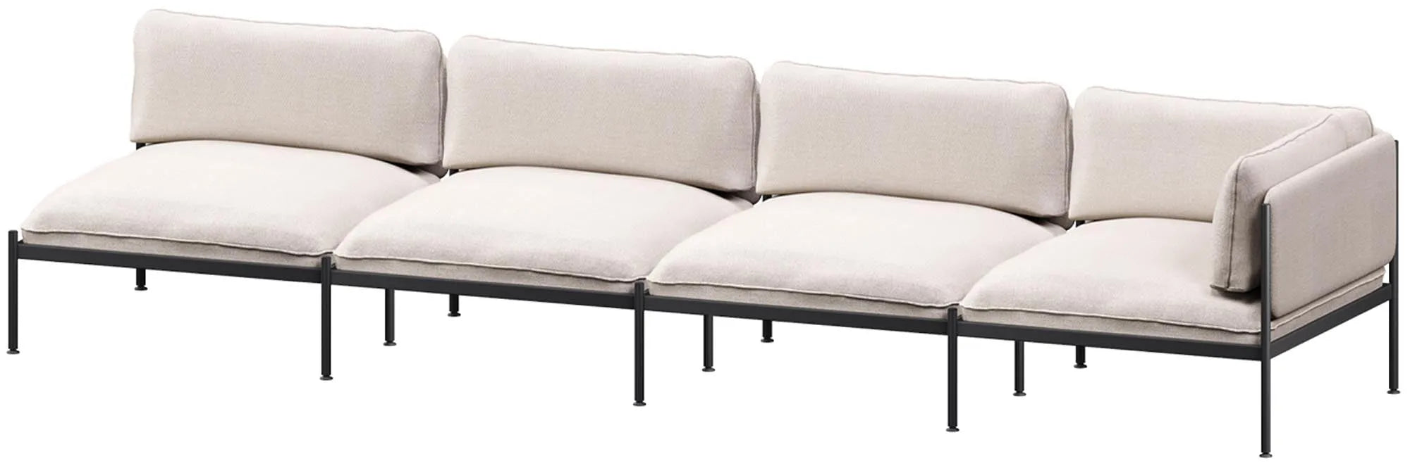 Toom 4-Sitzer Sofa: Stilvolle Modularität für Ihr Wohnzimmer.