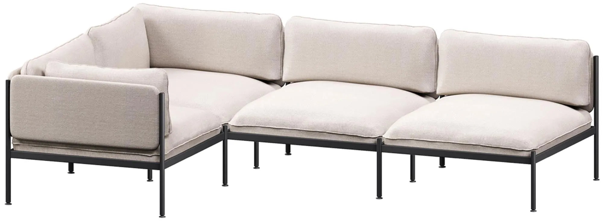 Toom 4-Sitzer Sofa: Stilvolle Modularität für Ihr Wohnzimmer.