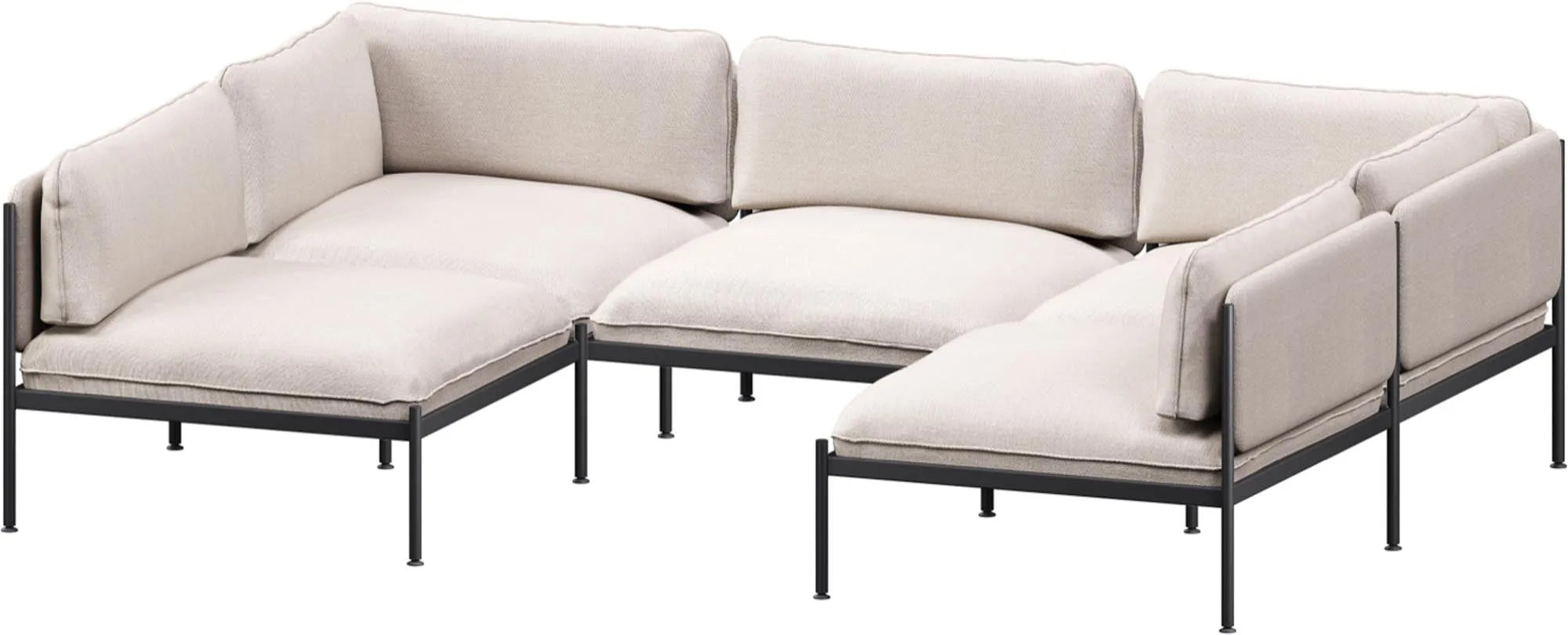 Toom 5-Sitzer: Stilvolles, modulares Sofa für individuelle Raumgestaltung.
