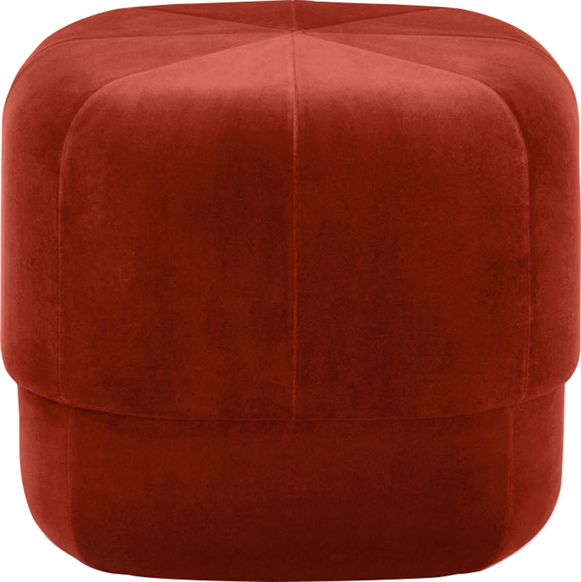 Circus Pouf Klein rostrot/Velour