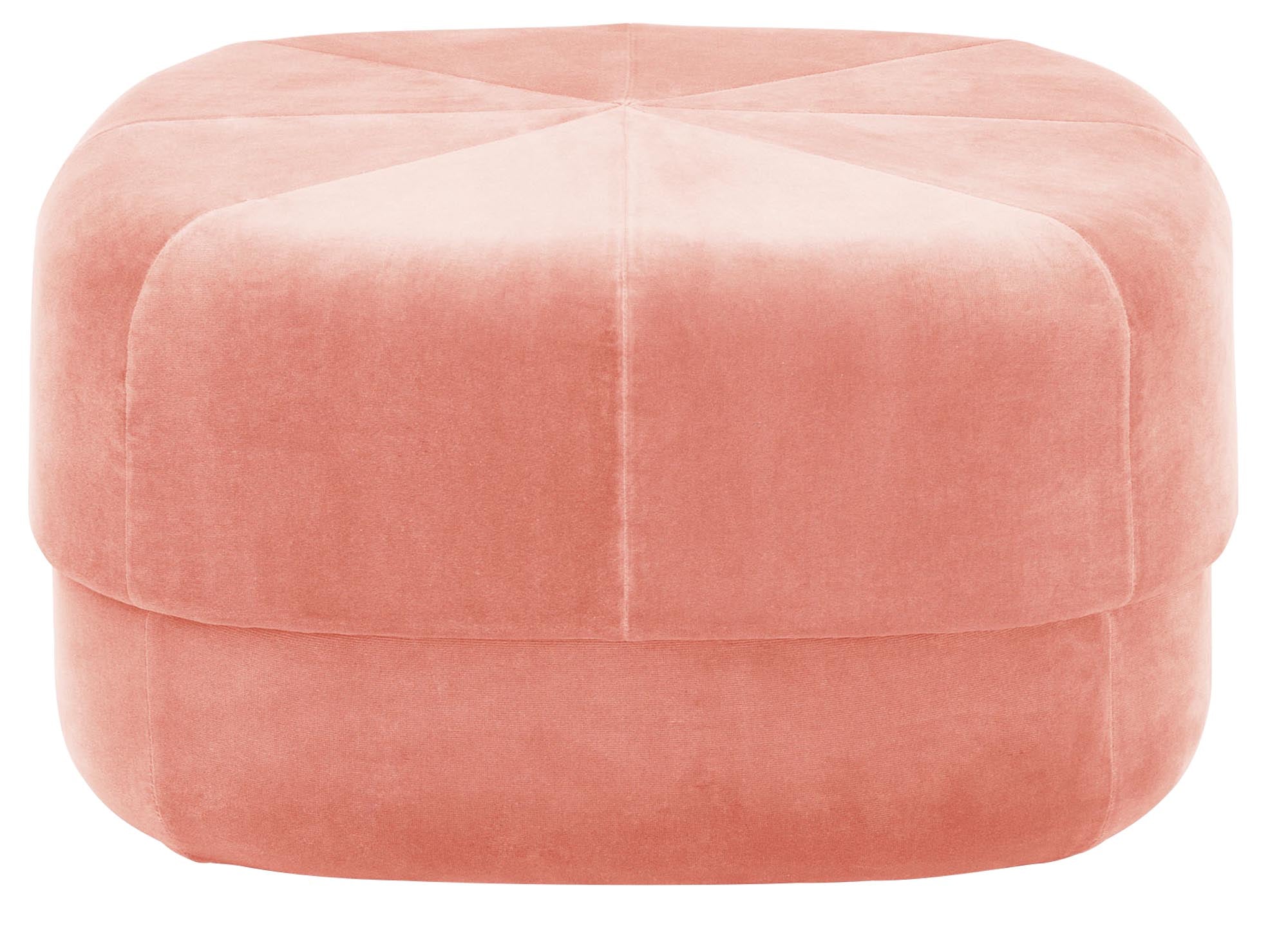 Circus Pouf Groß Blush/Velour