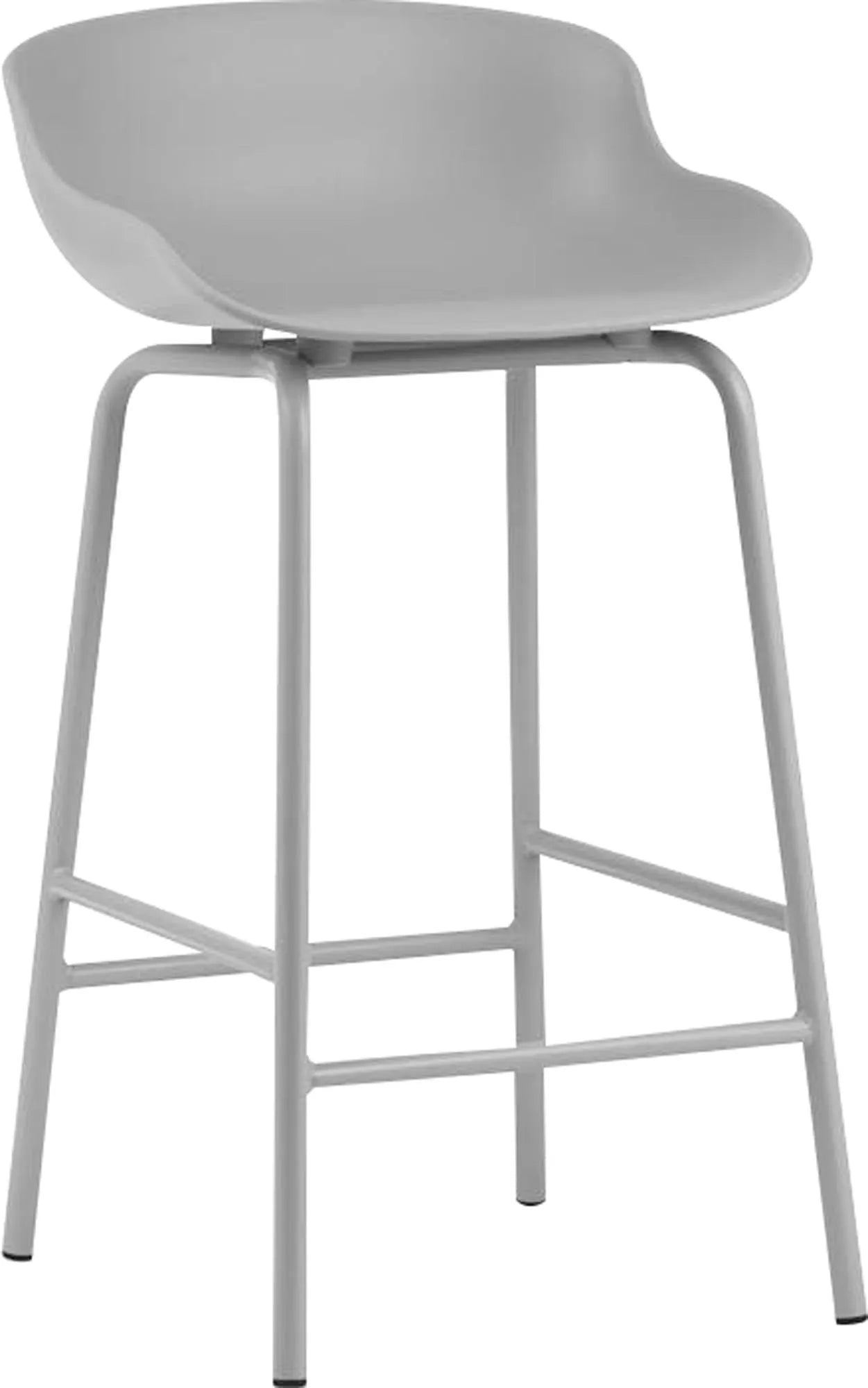 Der Hyg Barhocker von Normann Copenhagen vereint dänische Hygge mit sanften Linien für gemütliche Ess- und Loungebereiche.