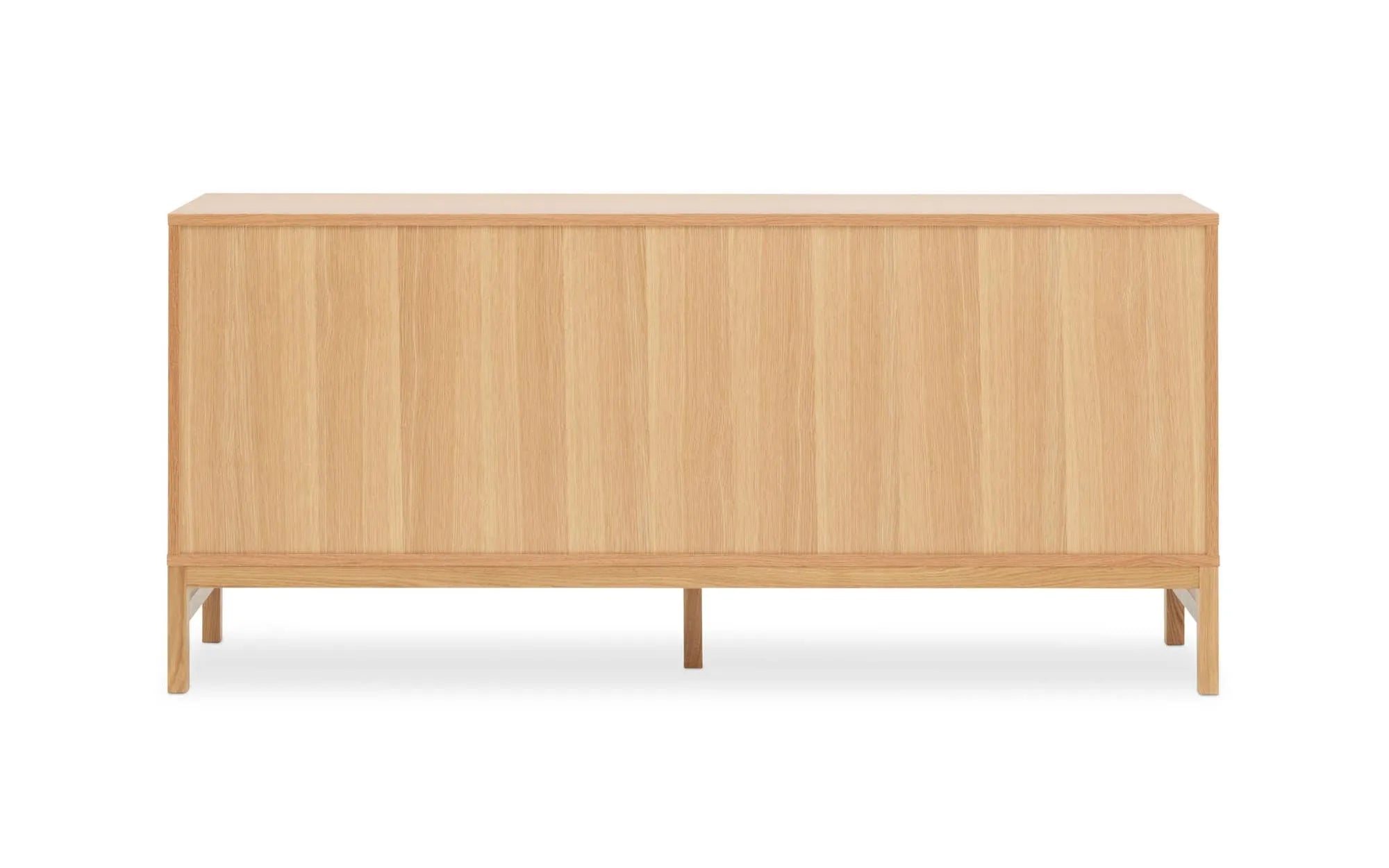 Elegantes Jalousi Sideboard: Skandinavische Ästhetik trifft Funktion.