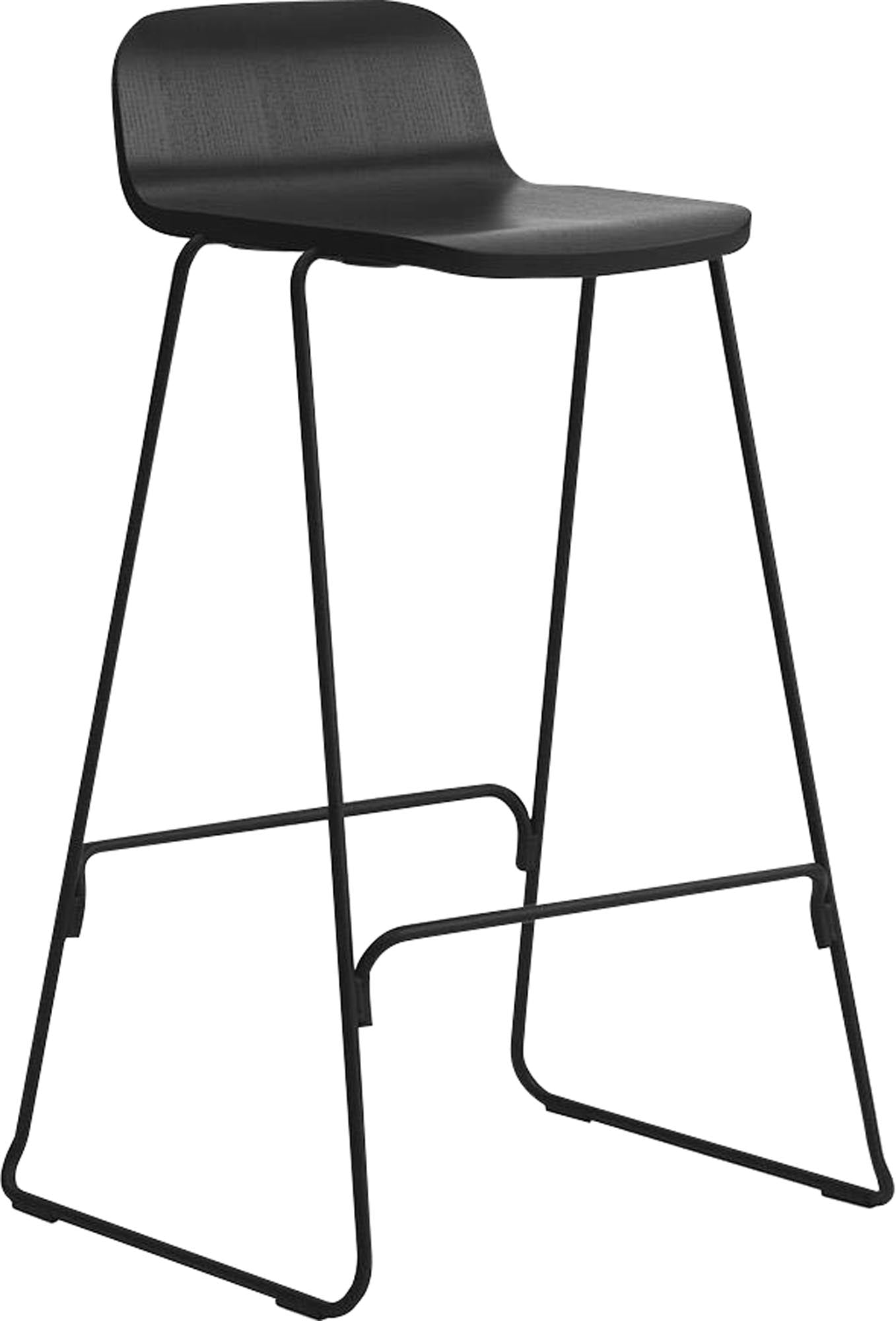 Entdecken Sie den Just Barhocker mit Lehne von Normann Copenhagen – ein elegantes Möbelstück, das durch zeitloses Design und hochwertige Materialien besticht.