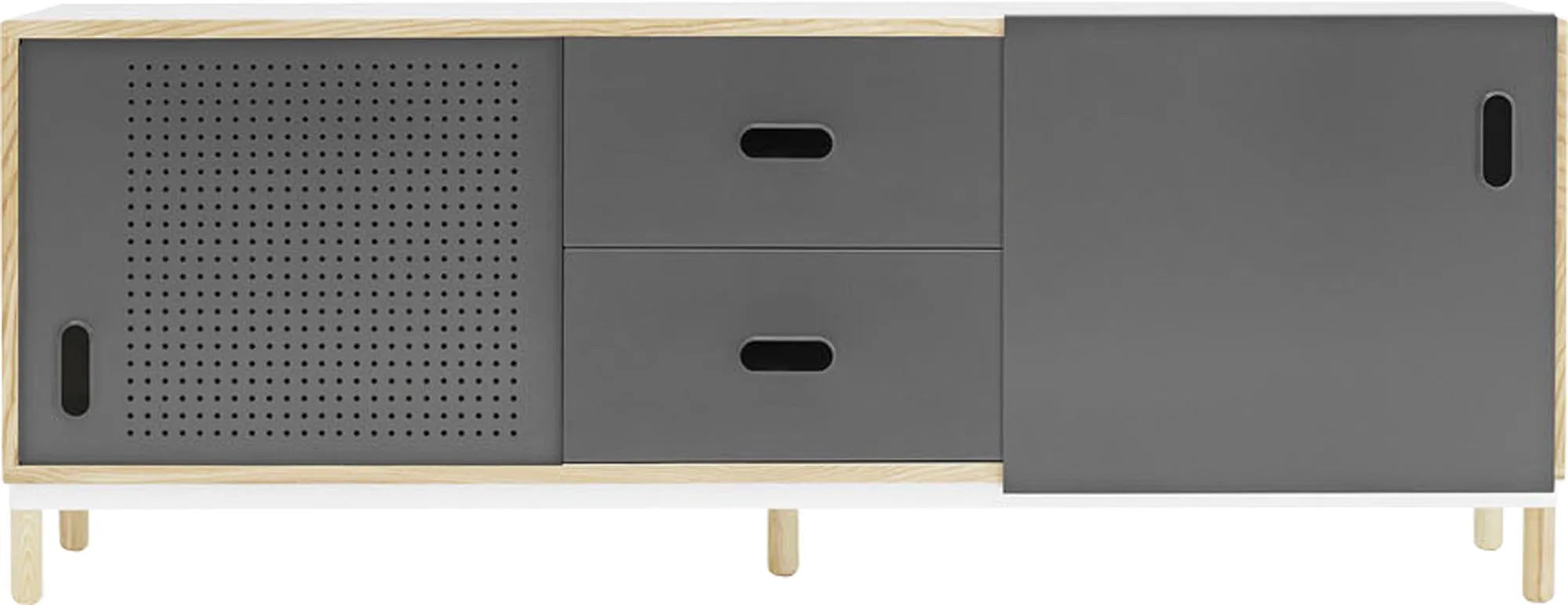 Modernes Kabino Sideboard: Skandinavisches Design mit Stauraum.