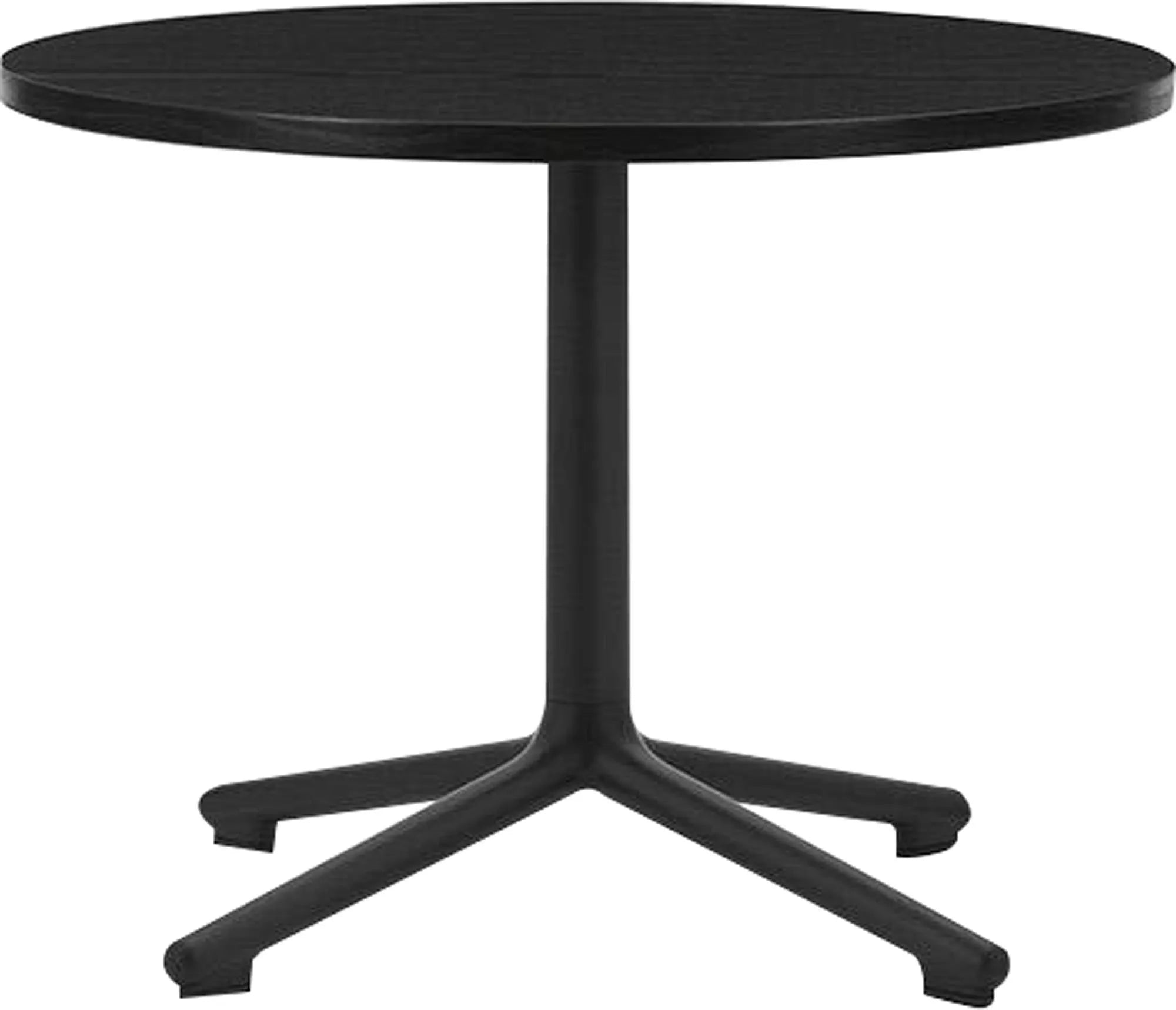 Eleganter Lunar Couchtisch Ø60 cm von Normann Copenhagen in Marmoroptik.