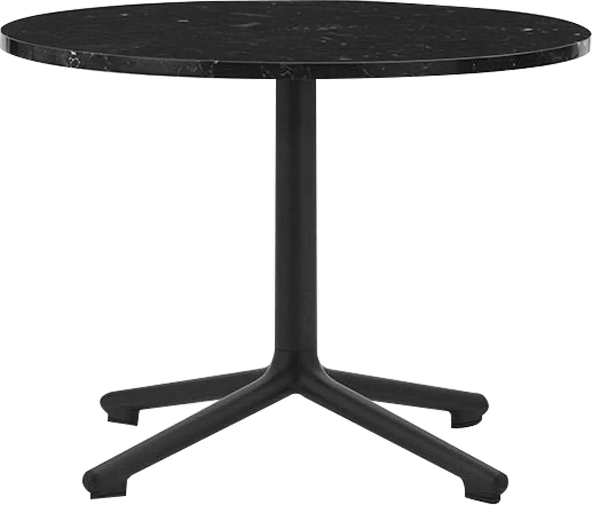 Stilvoller Lunar Tisch Ø60 cm von Normann Copenhagen in Marmoroptik.