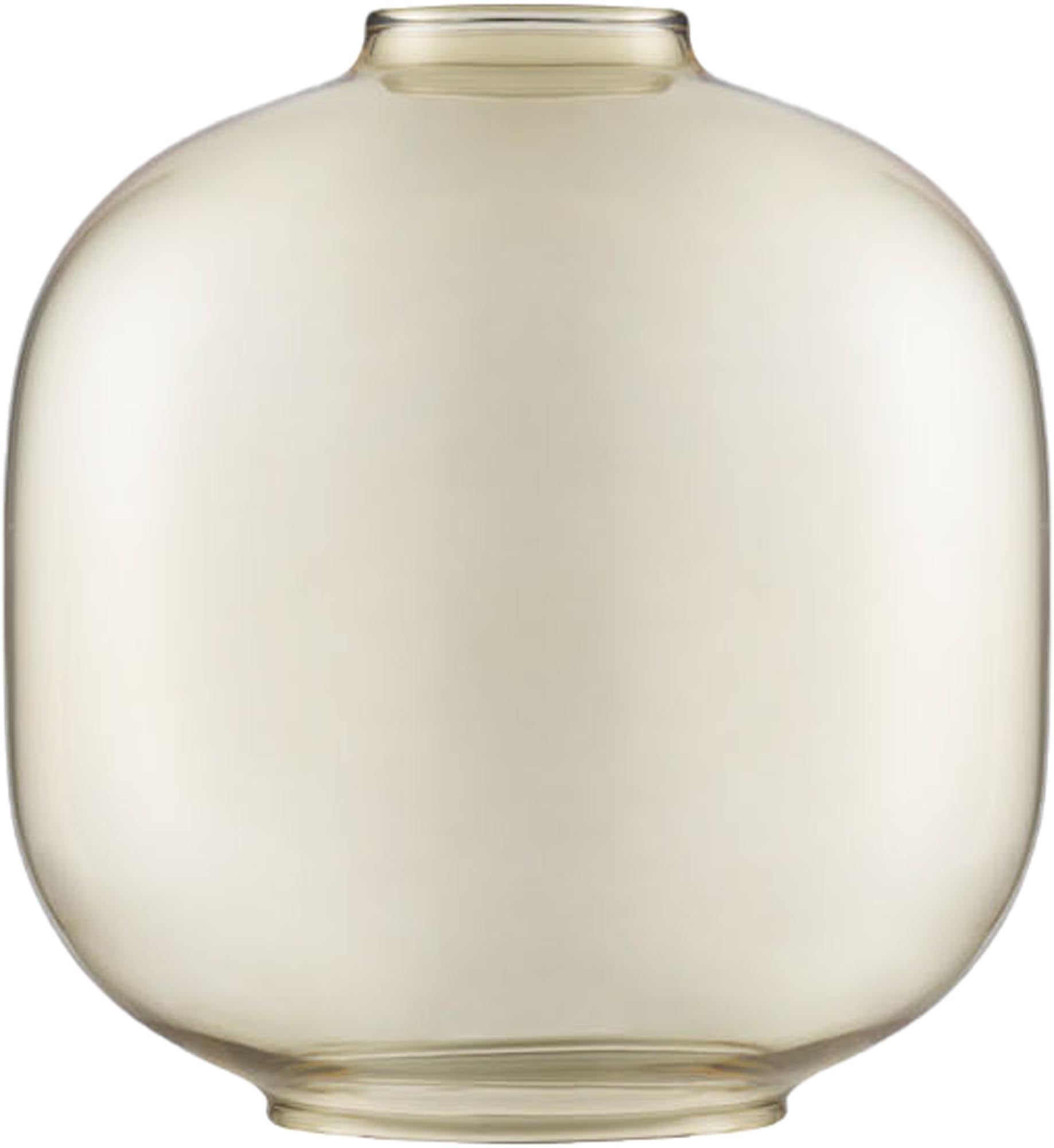 AMP lamp replacement glass, small gold/green