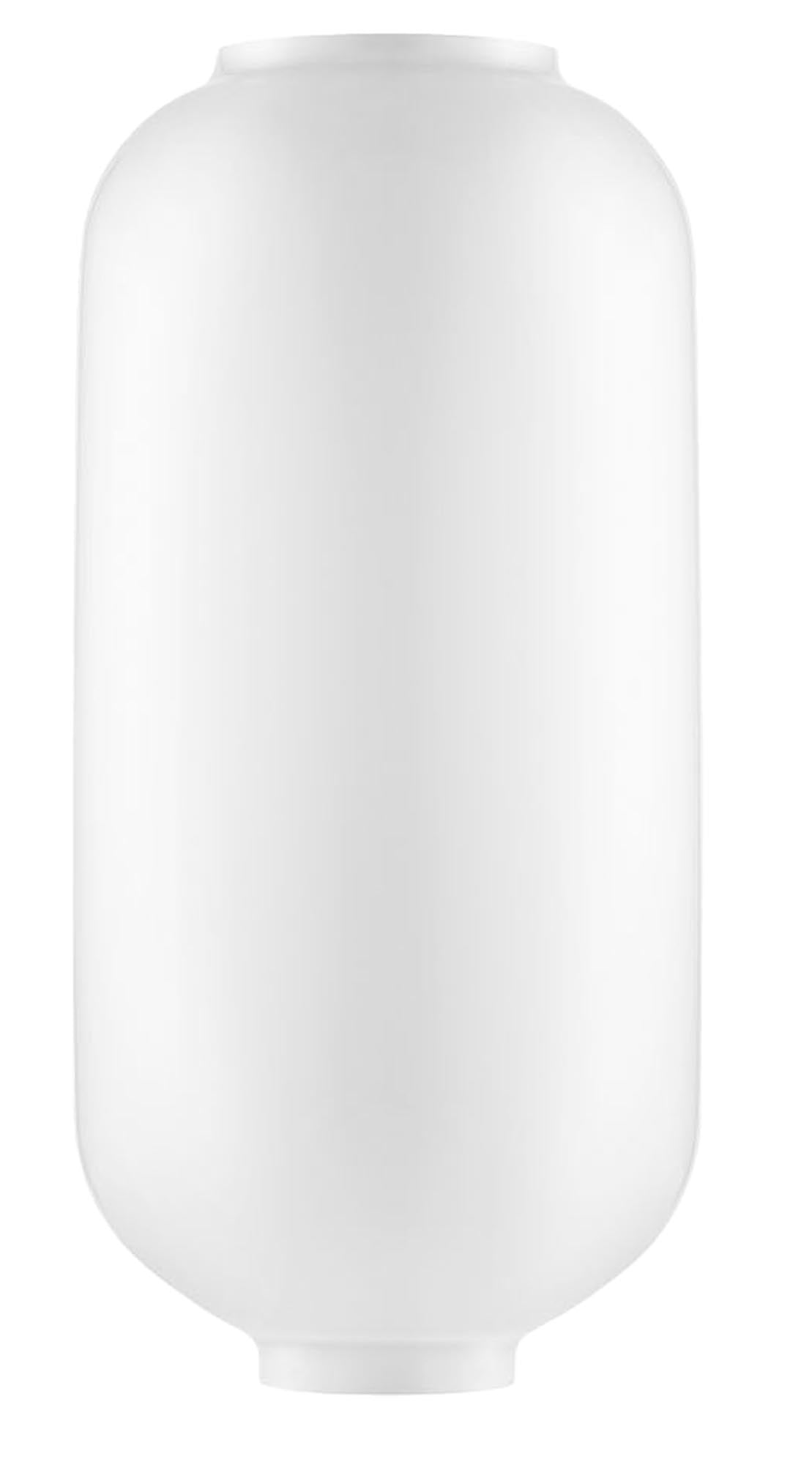 AMP lamp replacement glass, large white/white